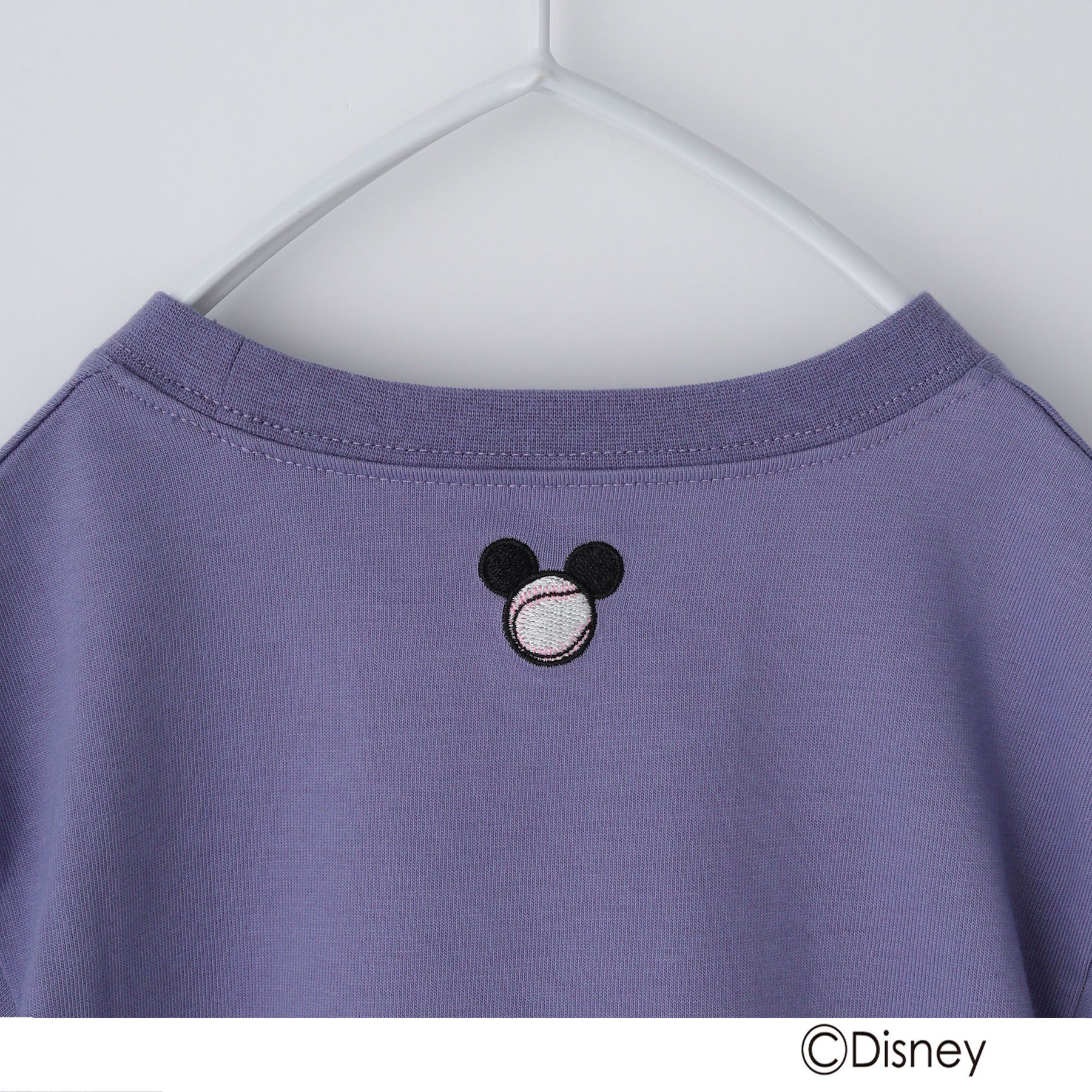 THE SHOP TK「disney/【110-150】ミッキーマウス＆ミニーマウス ベースボールTシャツ」|Tシャツ・カットソー|