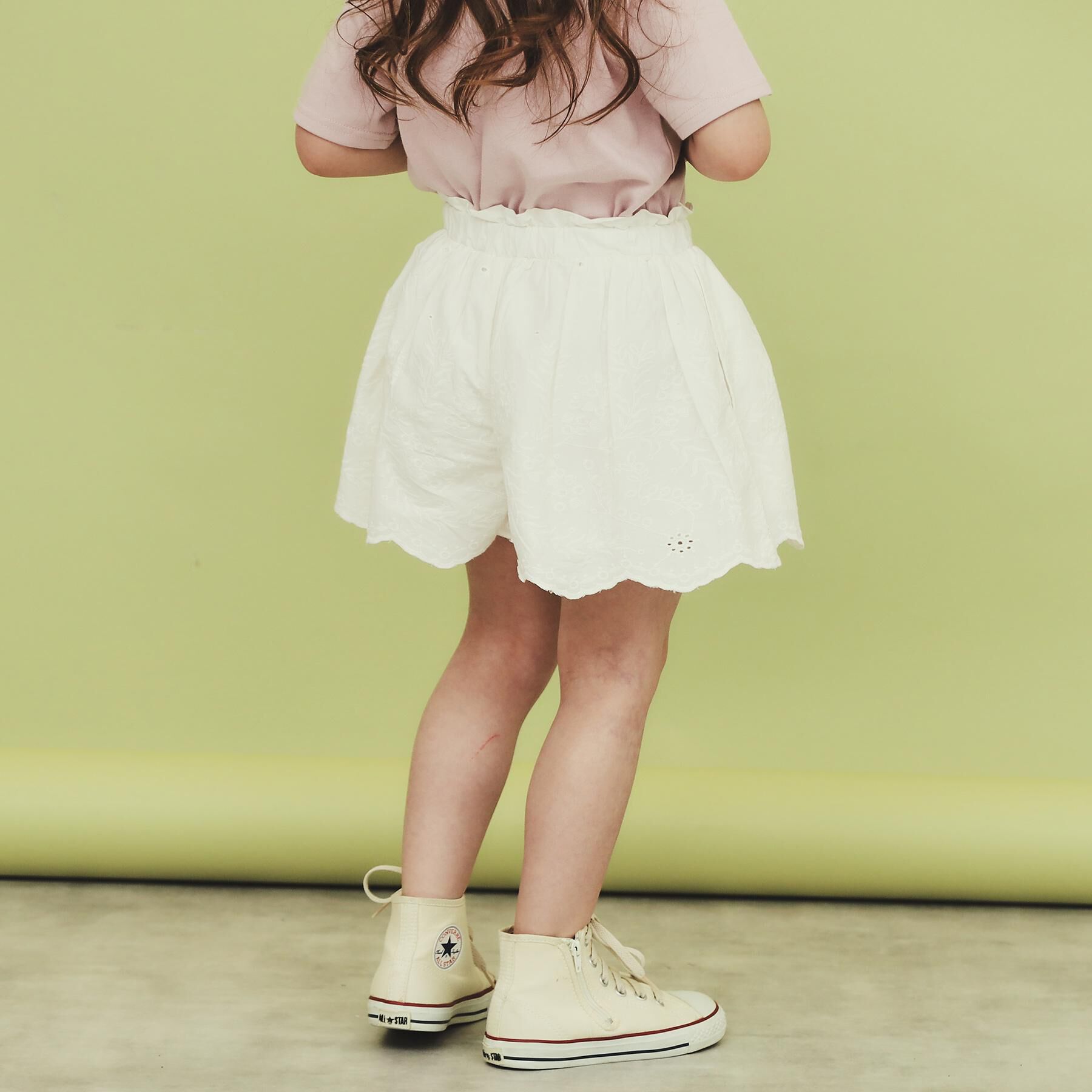 THE SHOP TK「【120-150】スカラップレースキュロットパンツ」|キュロット|