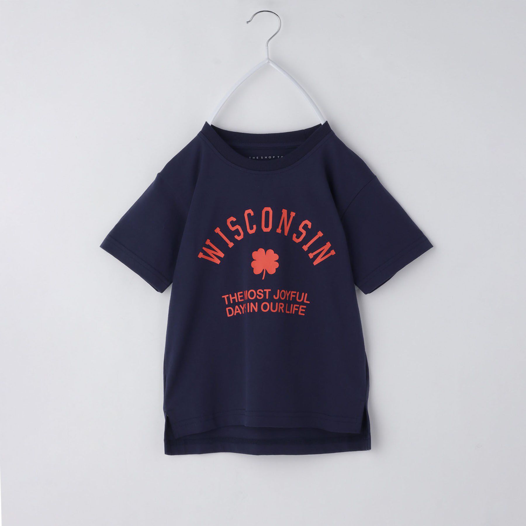 THE SHOP TK「【110－160/6色展開】コットン半袖Tシャツ/洗濯機OK」|Tシャツ・カットソー|ネイビー(094)
