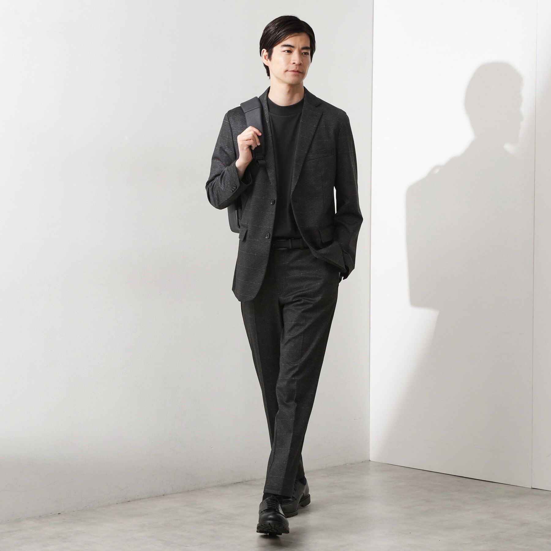 THE SHOP TK「ライトTRジャージジャケット【洗濯機OK/毛玉ができにくい/ストレッチ/セットアップ可】」|テーラードジャケット|