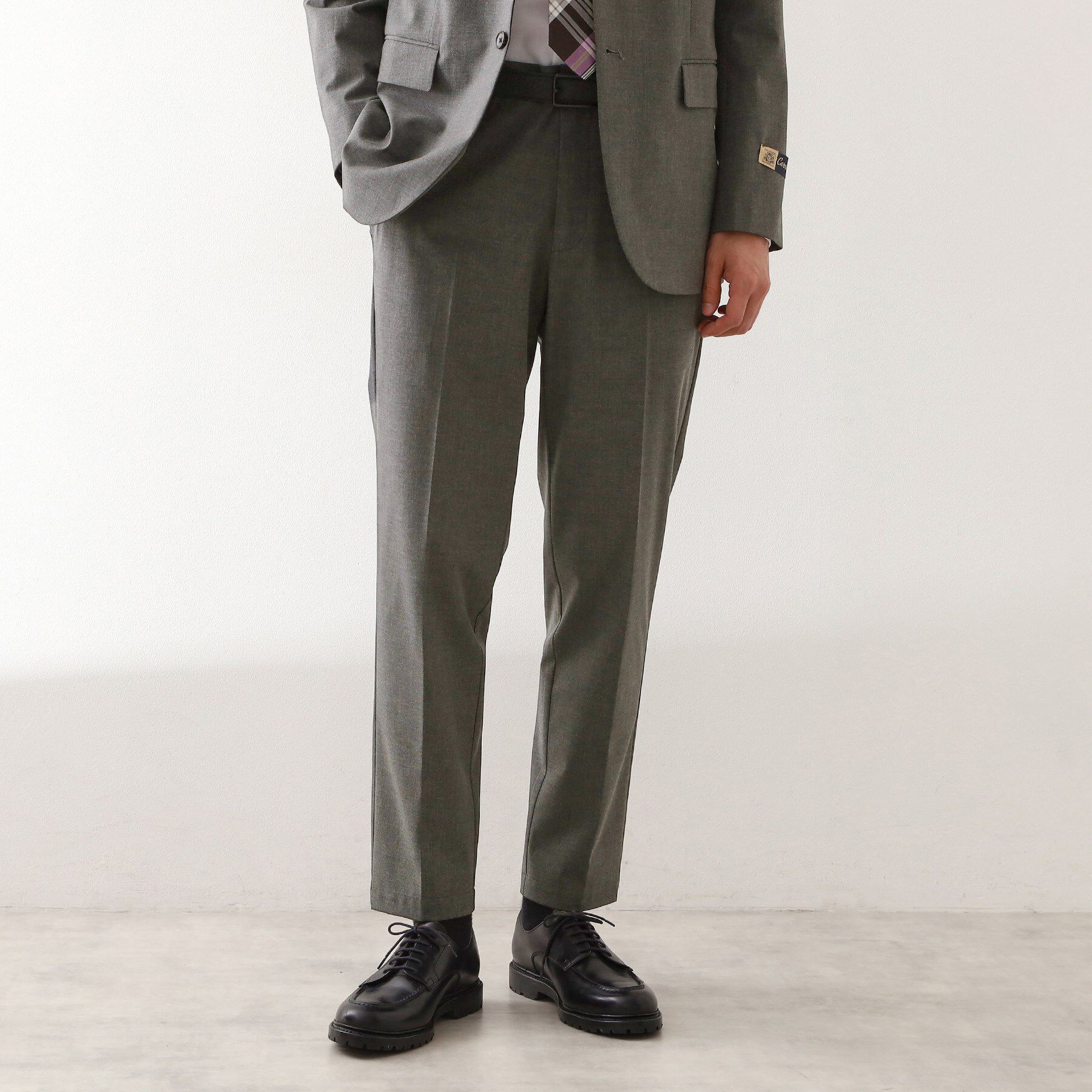 THE SHOP TK「CARREMAN／キャリーマンTRスラックス【セットアップ可/洗濯機OK】」|その他|グレー(012)