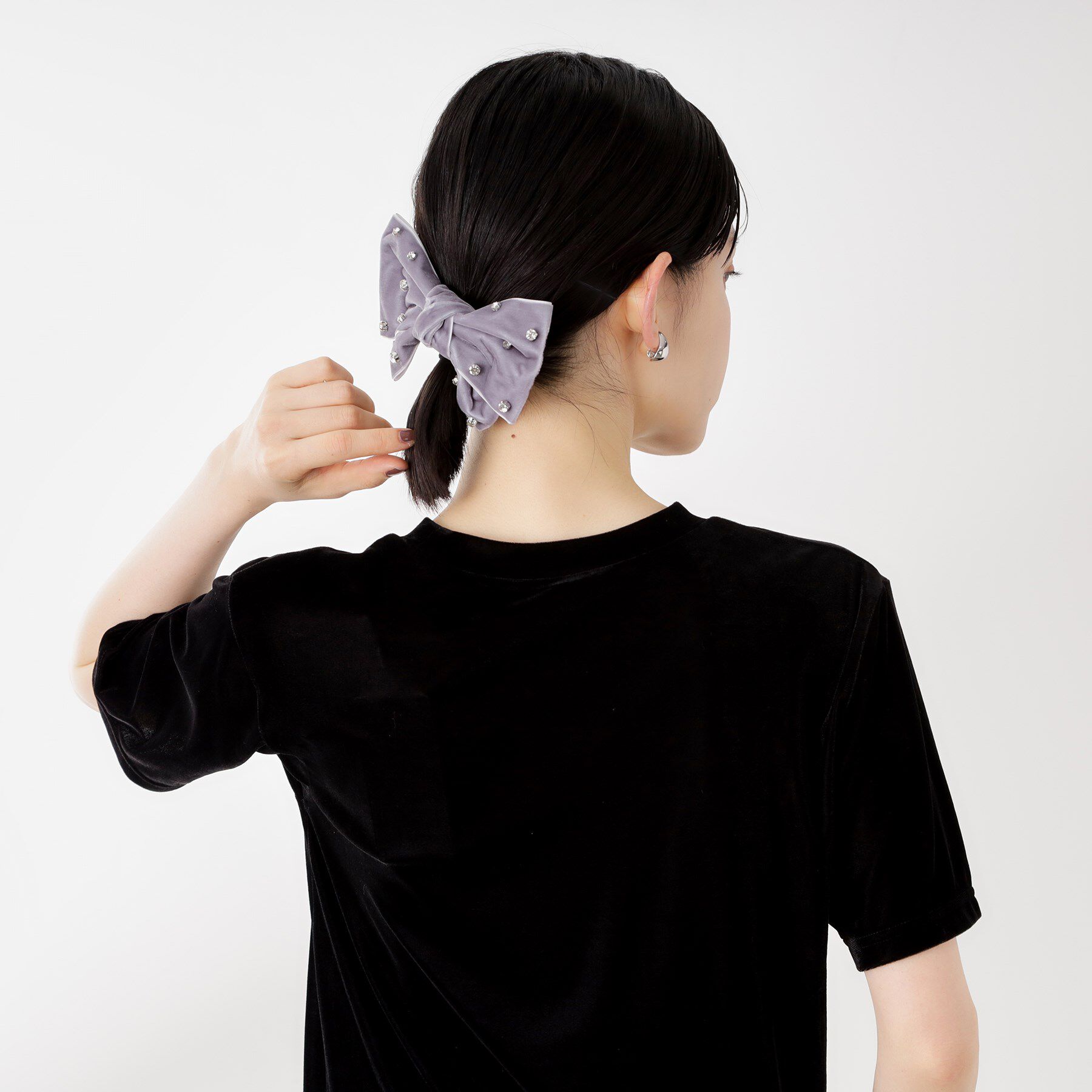 THE SHOP TK「シアーベロアカットソー【洗える】」|Tシャツ・カットソー|