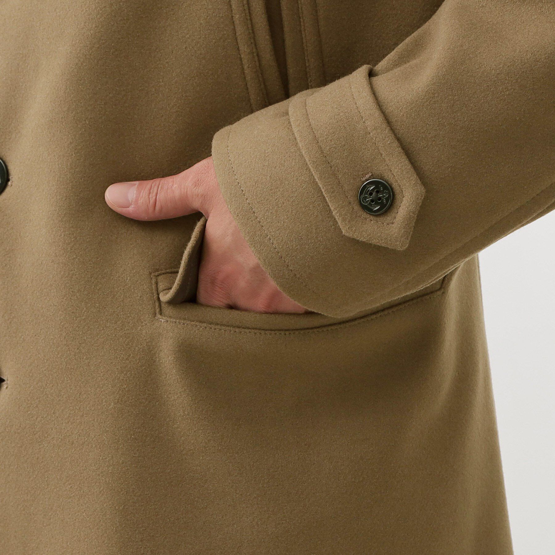 THE SHOP TK「ウーリックシングルPジャケット」|ピーコート|