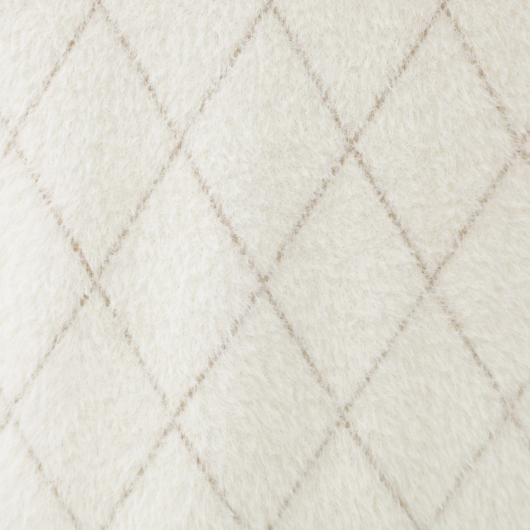 THE SHOP TK「【ふんわり心地いい肌触り】　ダイヤ柄シャギーニット」|ニット・セーター|