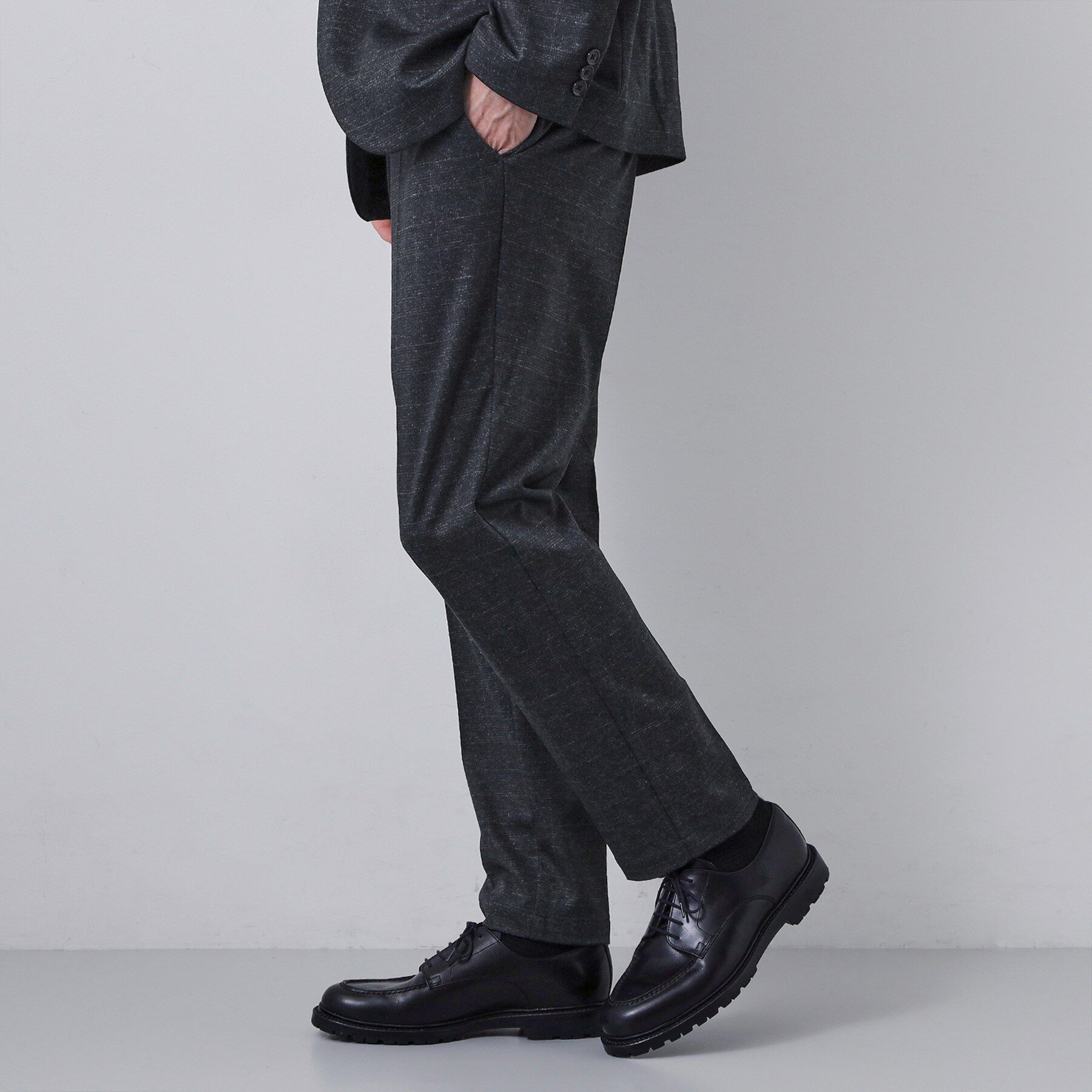 THE SHOP TK「【動きやすい、快適ビジネススラックス】TRジャージ スラックス　セットアップ可/洗濯機OK/ストレッ」|その他|