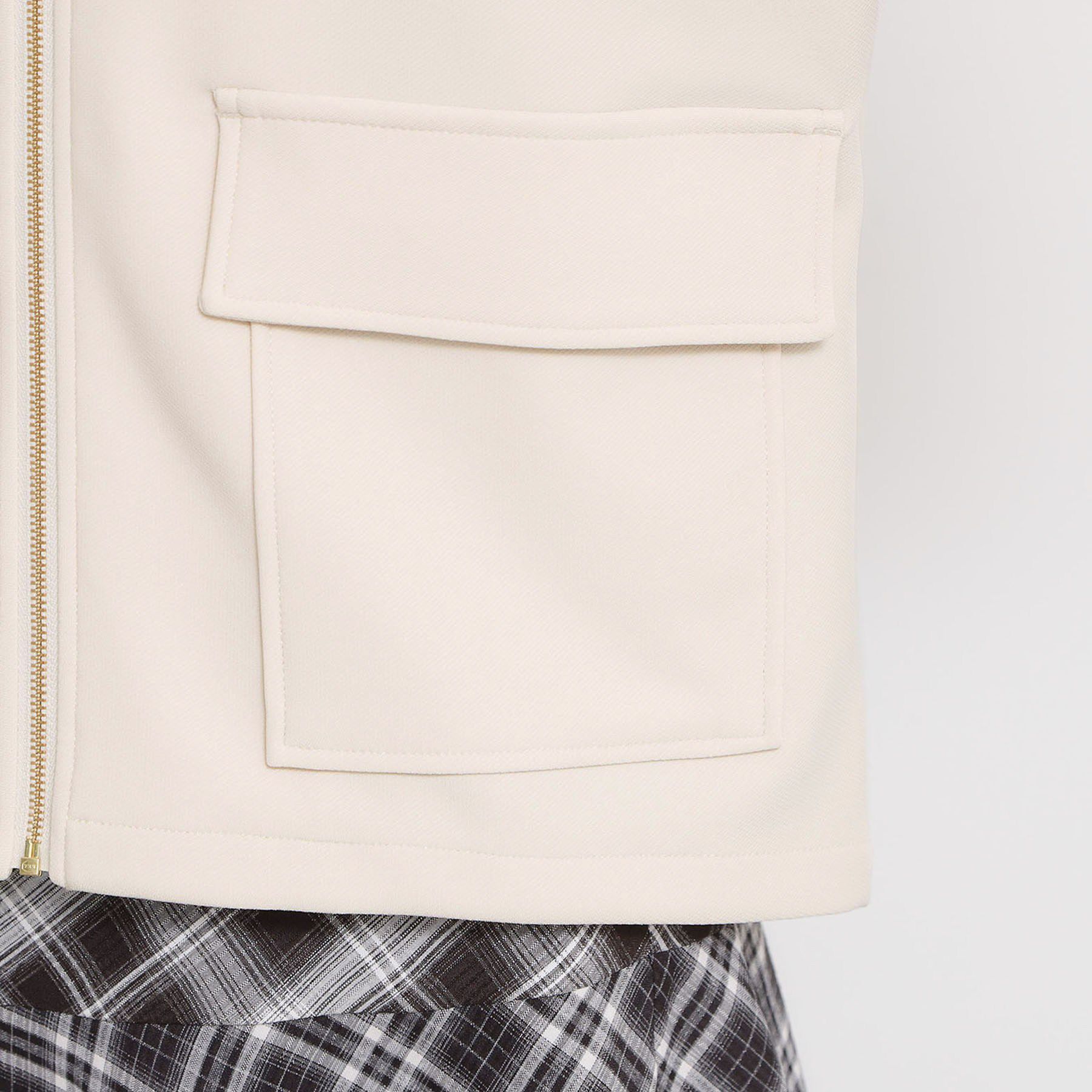 THE SHOP TK「【オンオフ問わず活躍】ダンボールカルゼジャケット」|ノーカラージャケット|