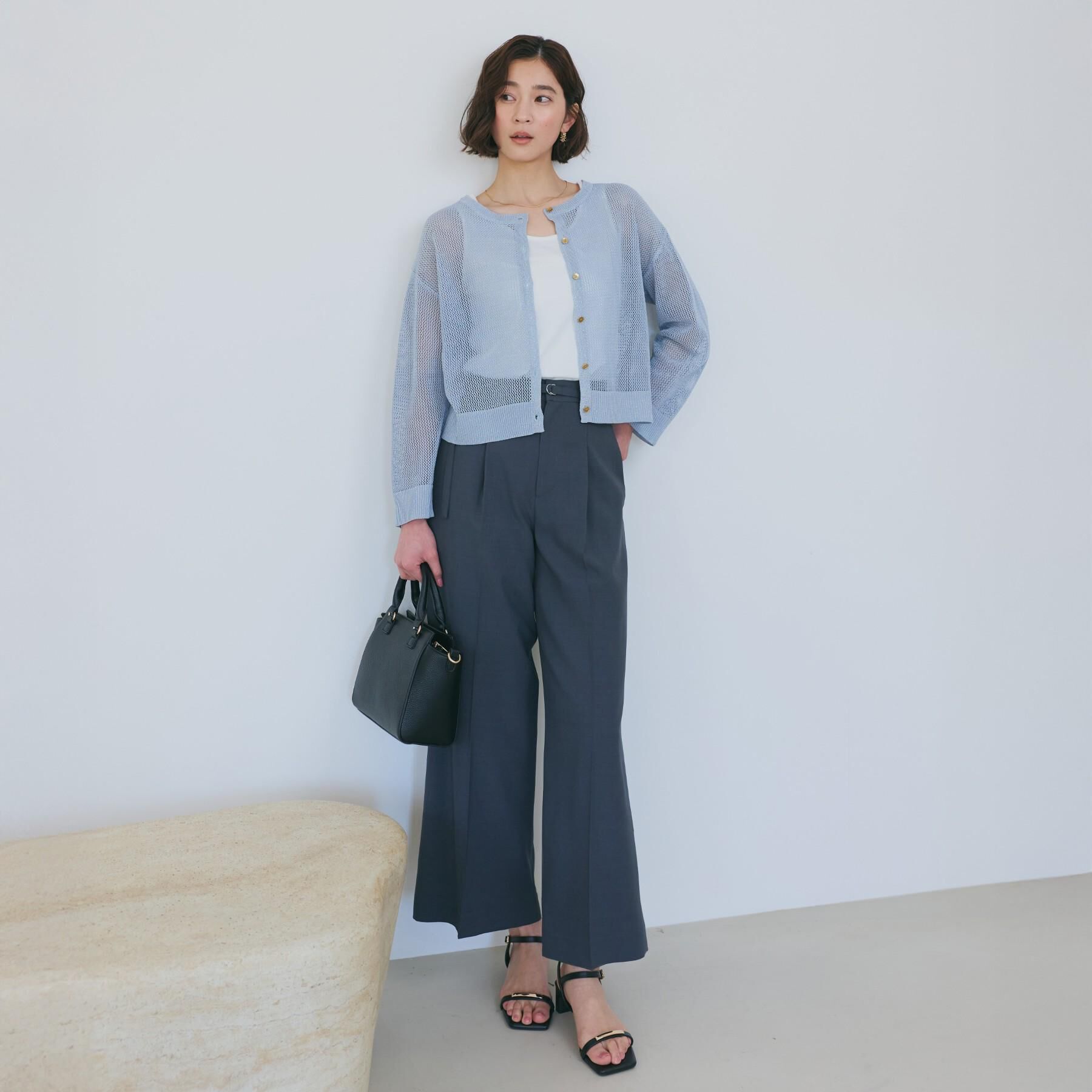 THE SHOP TK「【2点セット】前後2wayラメメッシュタンクセット」|ニット・セーター|