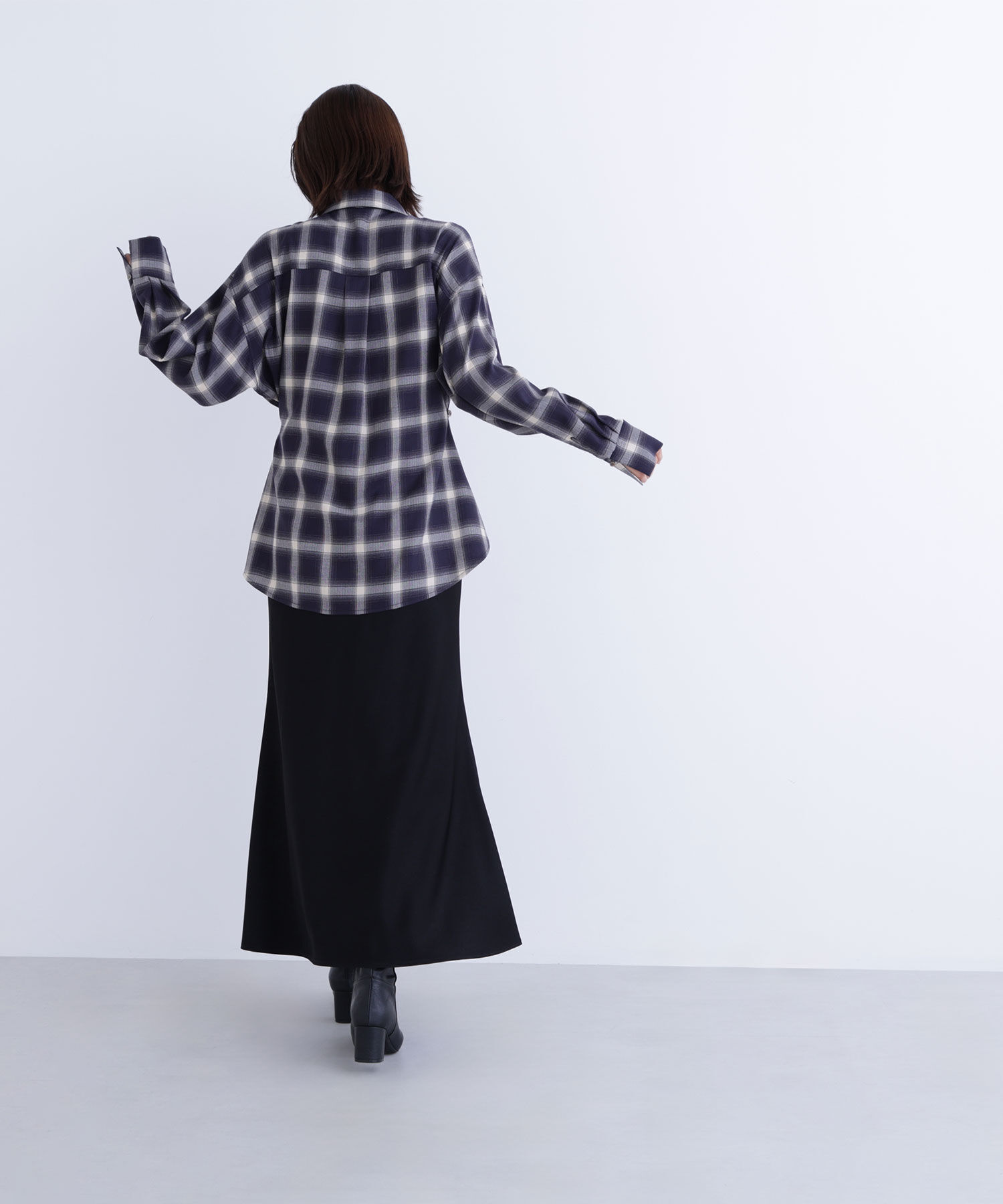  「バイアスサテンナロースカート」|スカート|