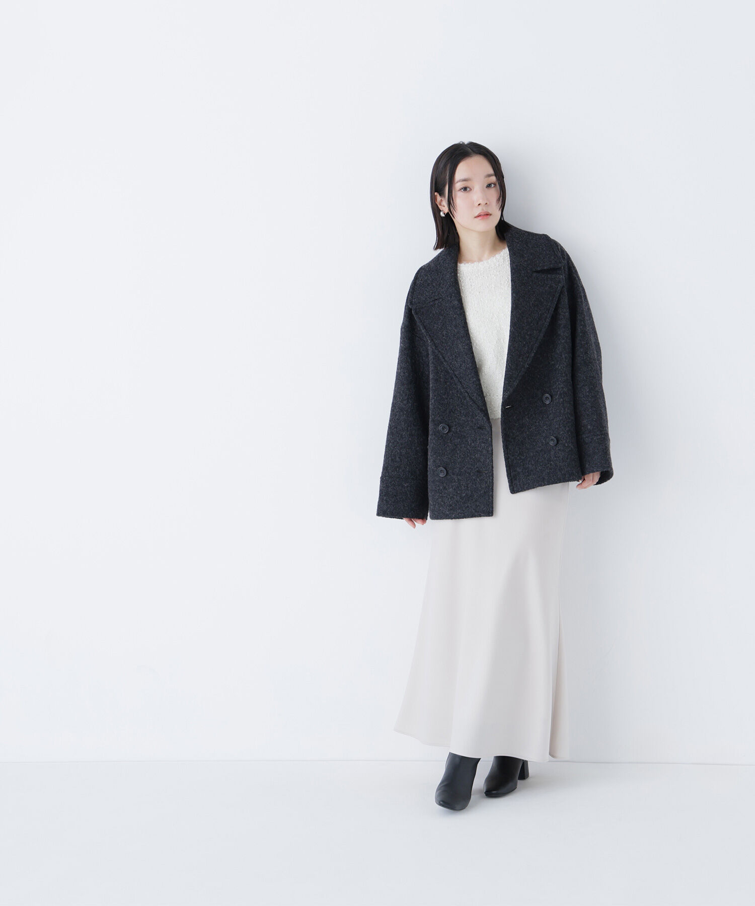  「バイアスサテンナロースカート」|スカート|