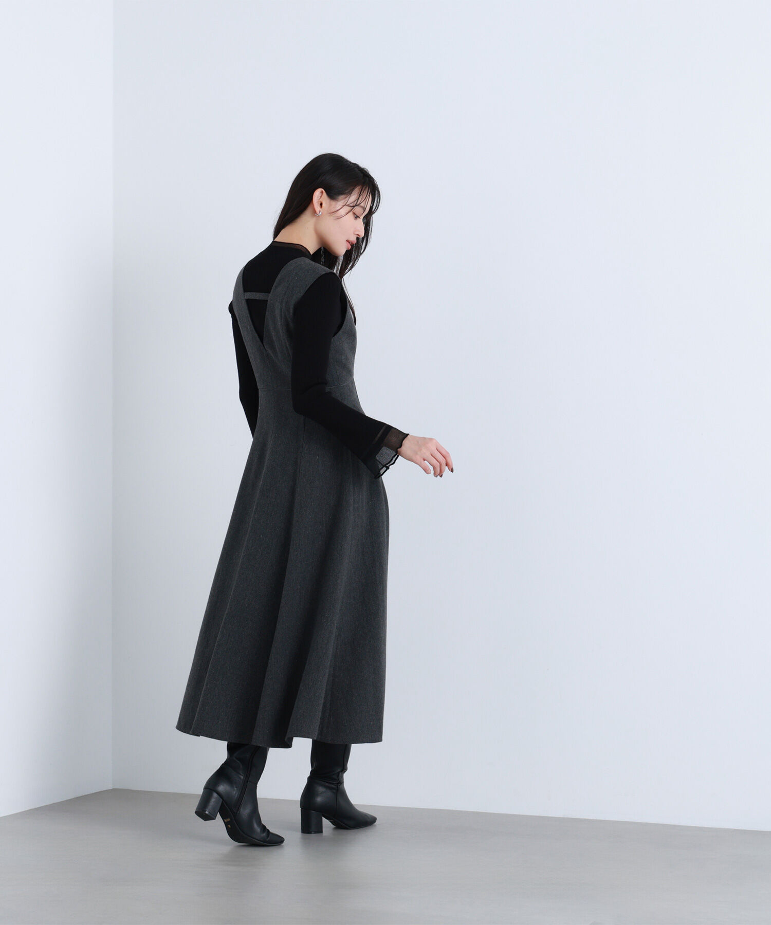  「&ldquo;さりげな&rdquo;シアースリーブニット」|ニット・セーター|