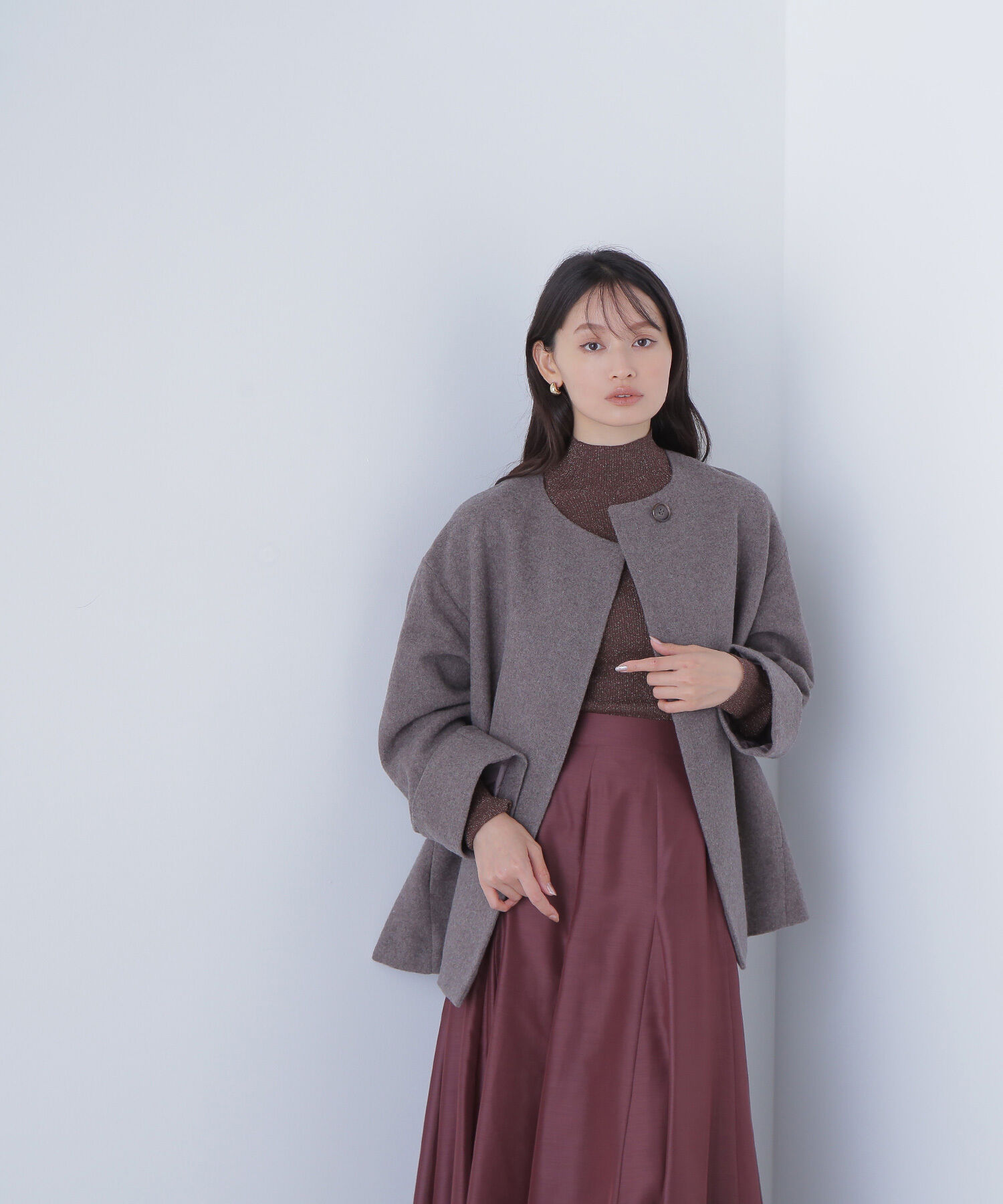  「毎日に&ldquo;ちょうどいい&rdquo;カシミヤ混コート」|ブルゾン・スタジャン|