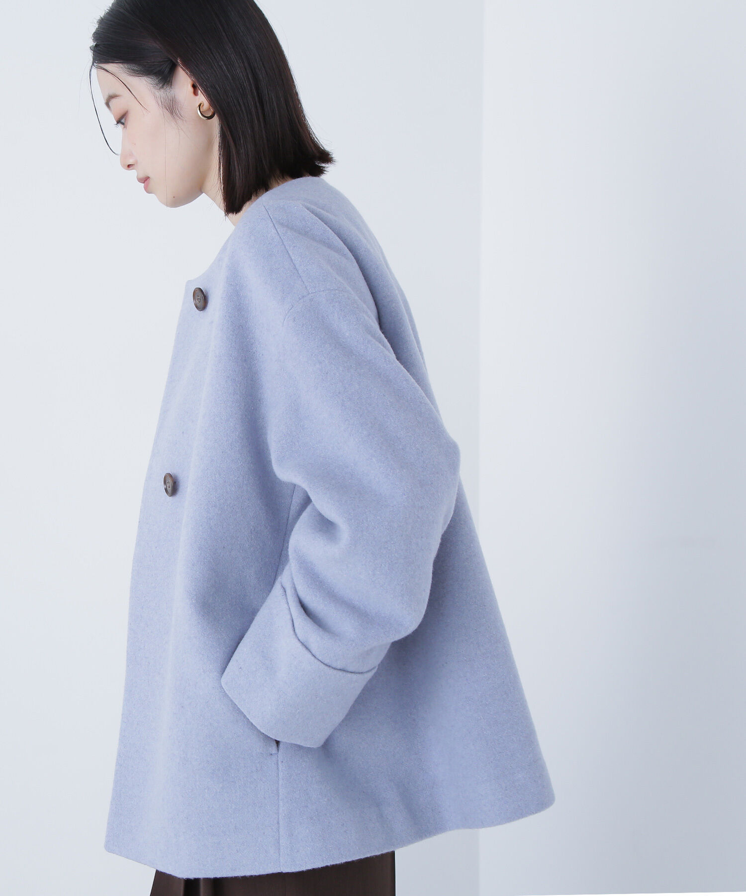  「毎日に&ldquo;ちょうどいい&rdquo;カシミヤ混コート」|ブルゾン・スタジャン|