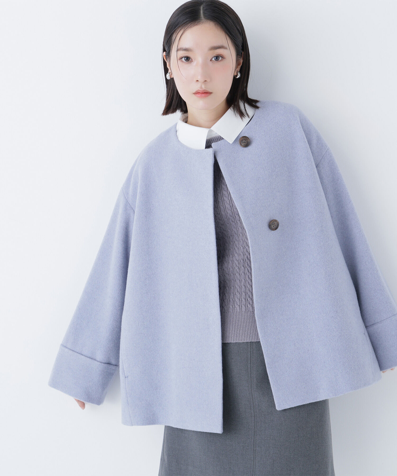  「毎日に&ldquo;ちょうどいい&rdquo;カシミヤ混コート」|ブルゾン・スタジャン|