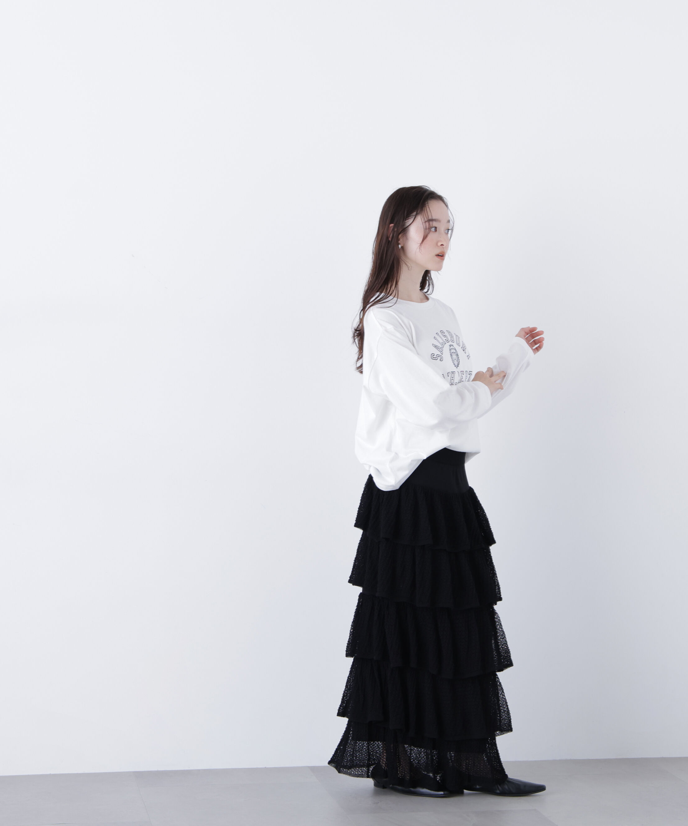  「〈N.〉カレッジロゴロンＴ」|Tシャツ・カットソー|