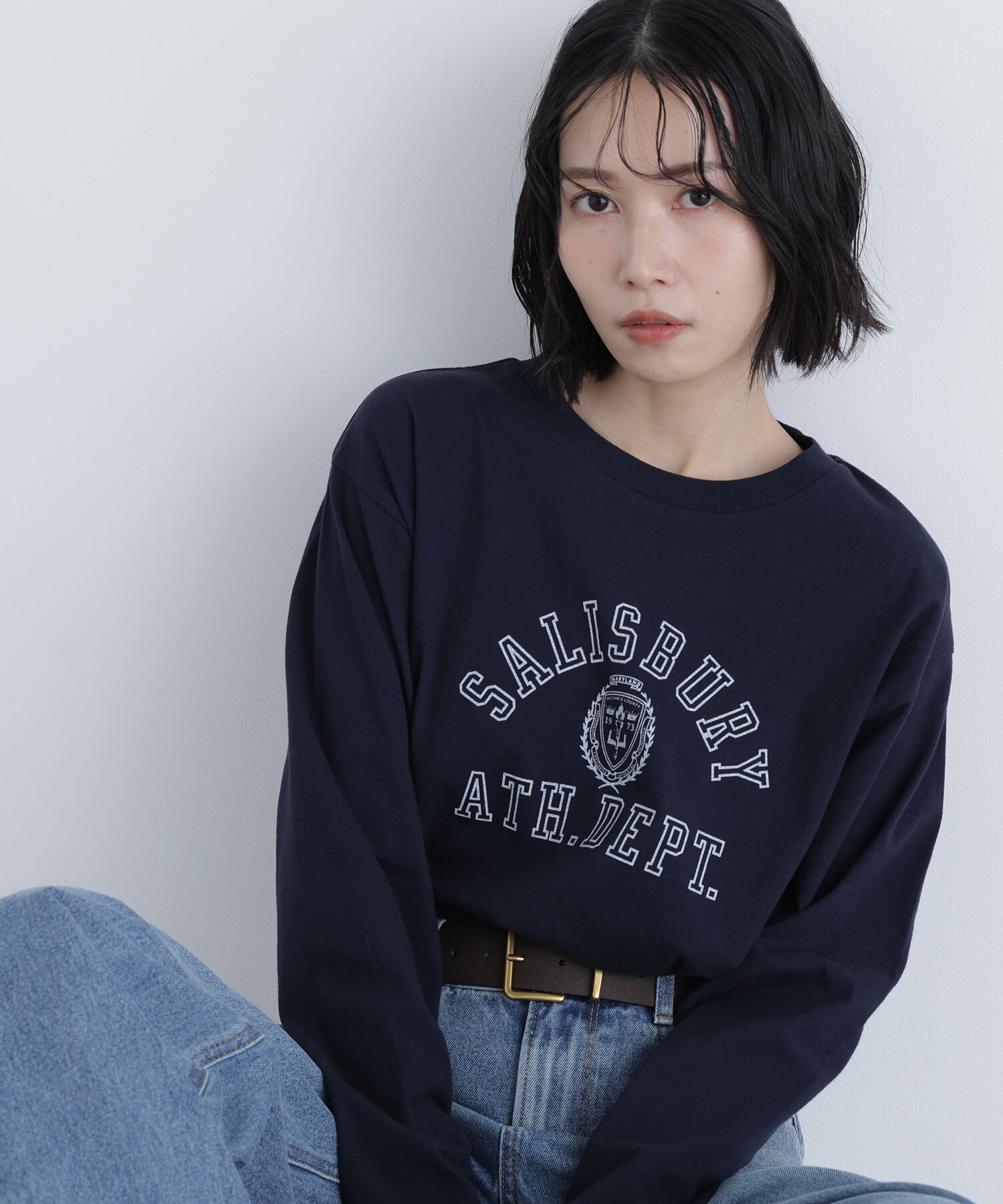  「〈N.〉カレッジロゴロンＴ」|Tシャツ・カットソー|