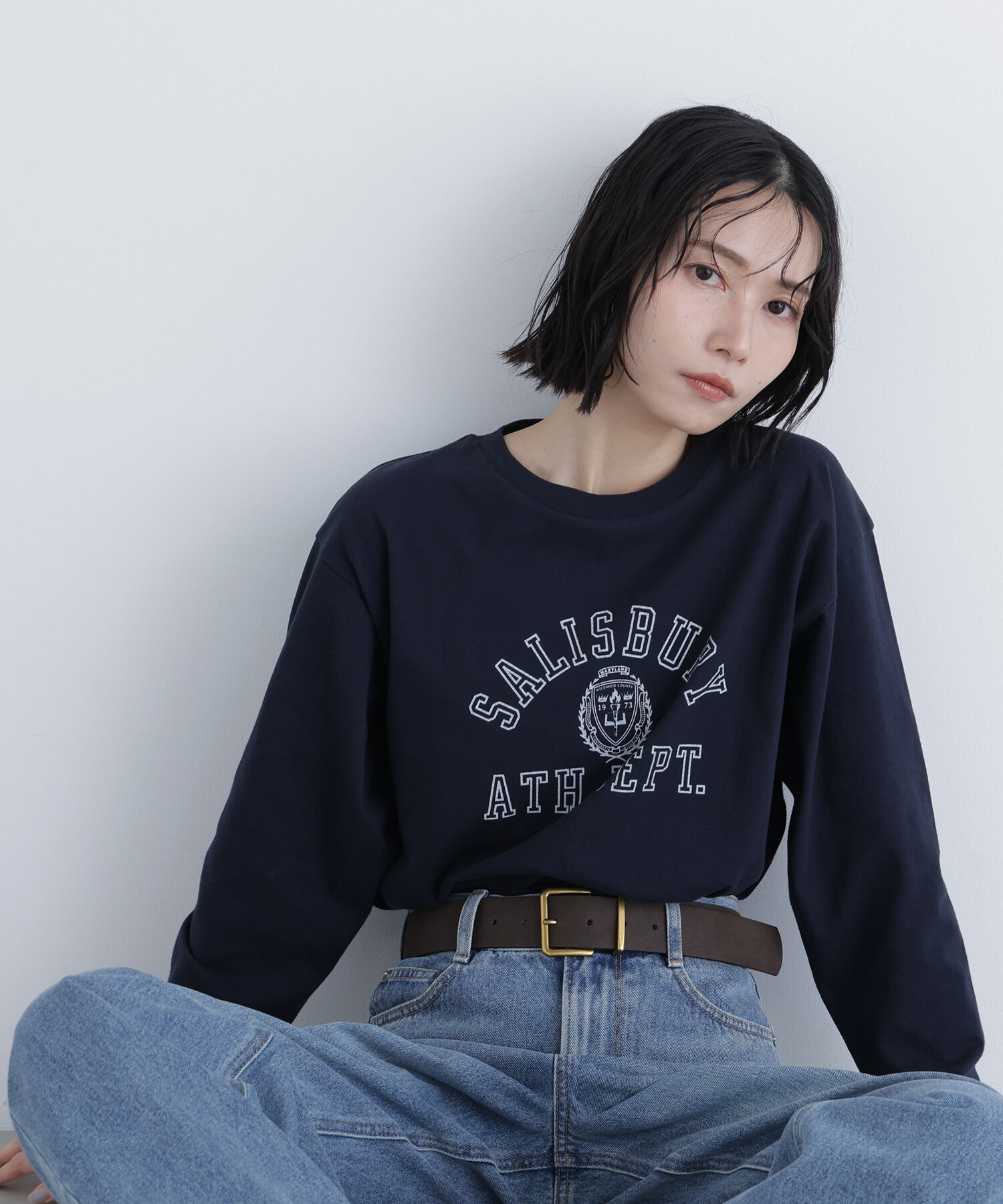  「〈N.〉カレッジロゴロンＴ」|Tシャツ・カットソー|