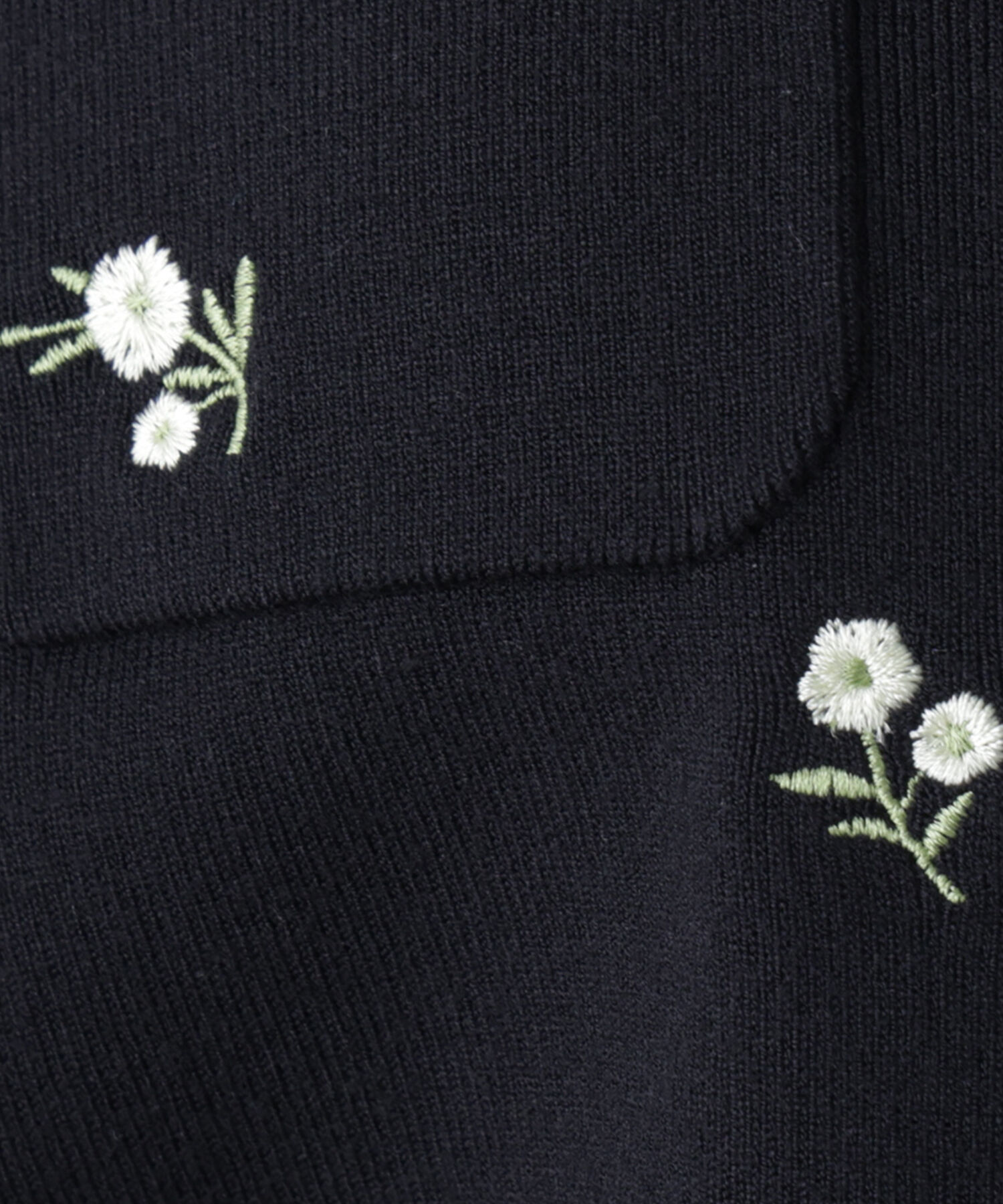  「〈N.〉フラワー刺繍ポケットカーデ」|ニット・セーター|