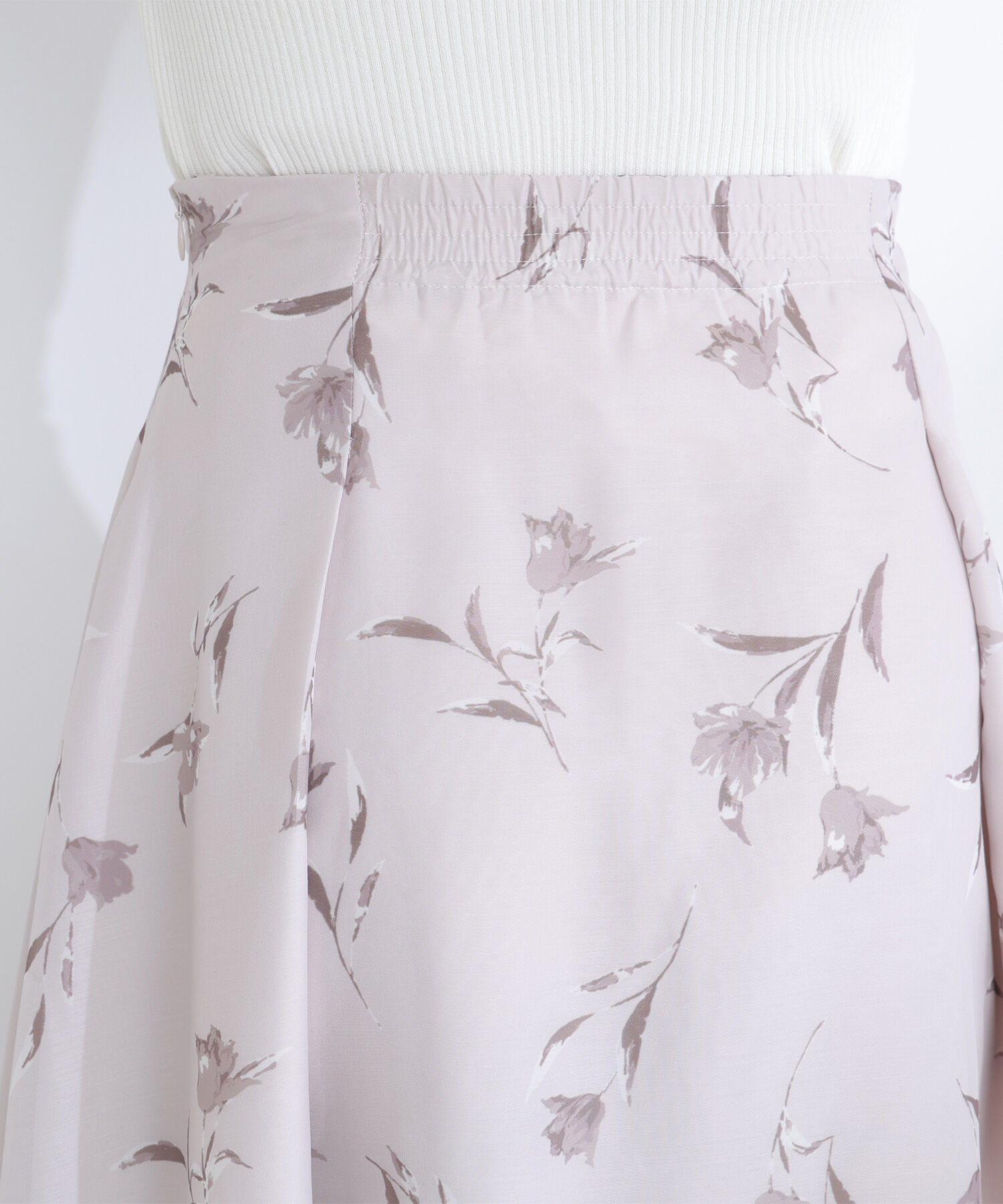  「フラワープリントフレアスカート」|スカート|