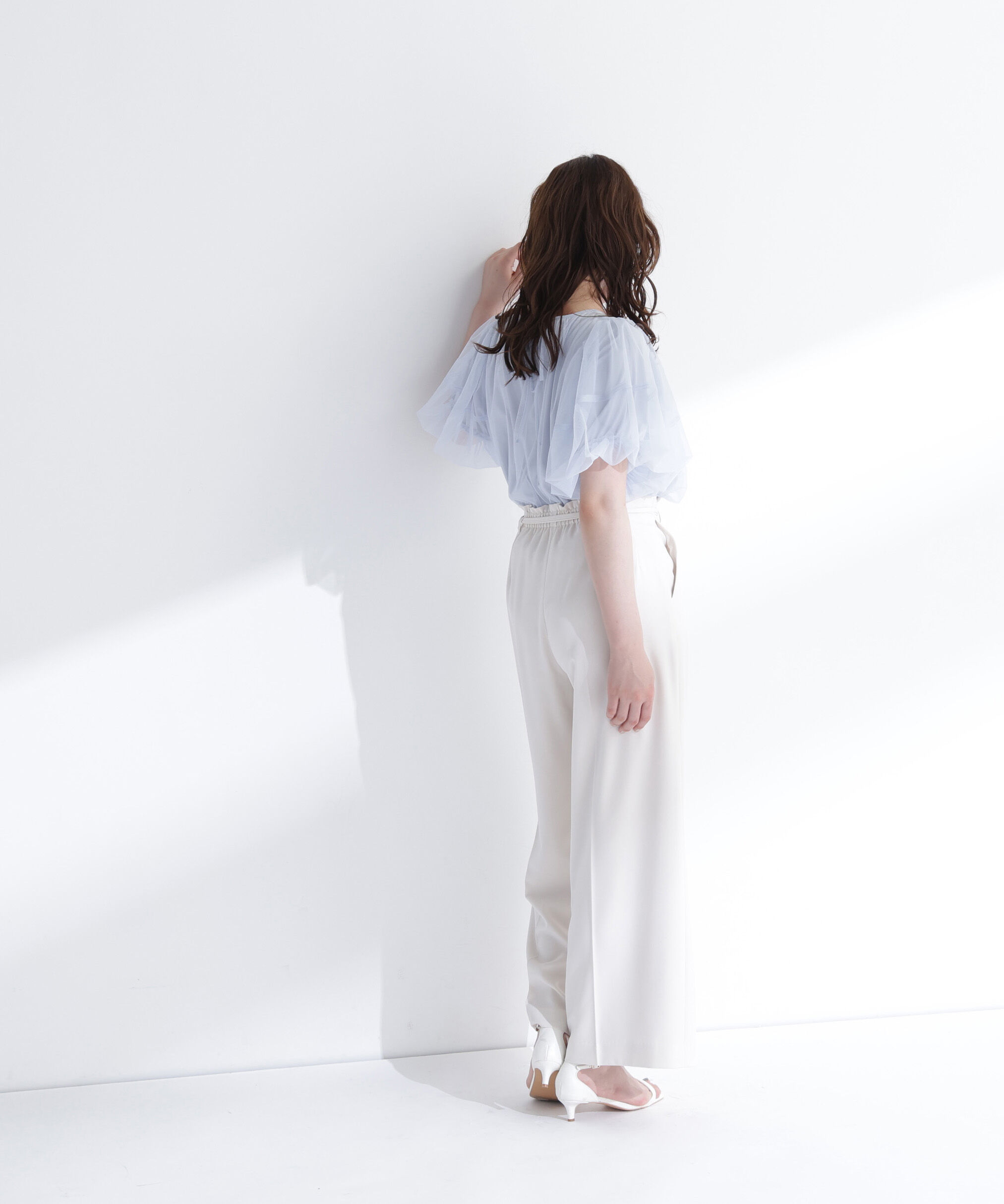  「チュールレイヤードトップス」|Tシャツ・カットソー|