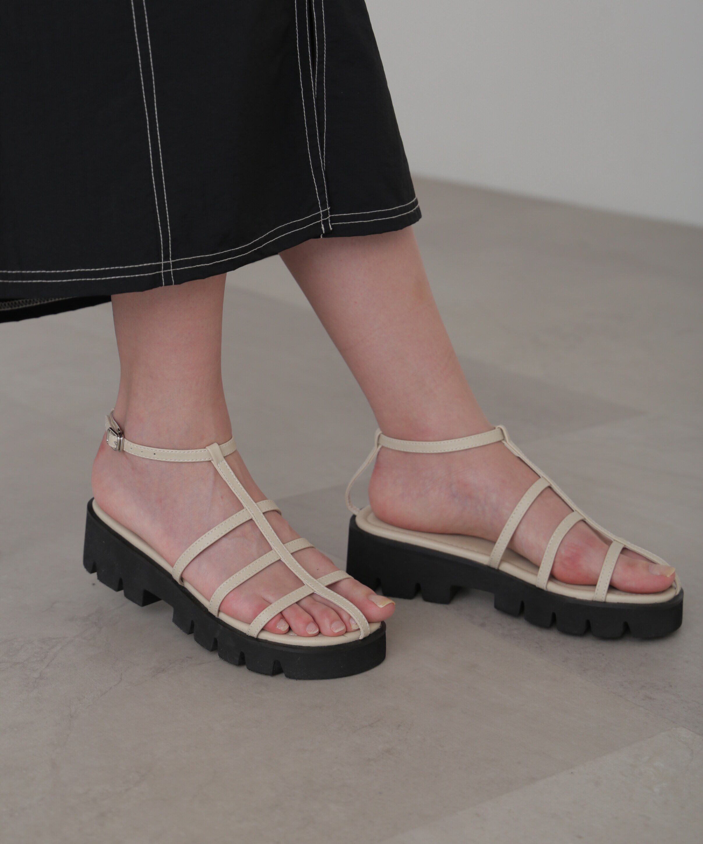  「トラックソールナローサンダル」|その他|