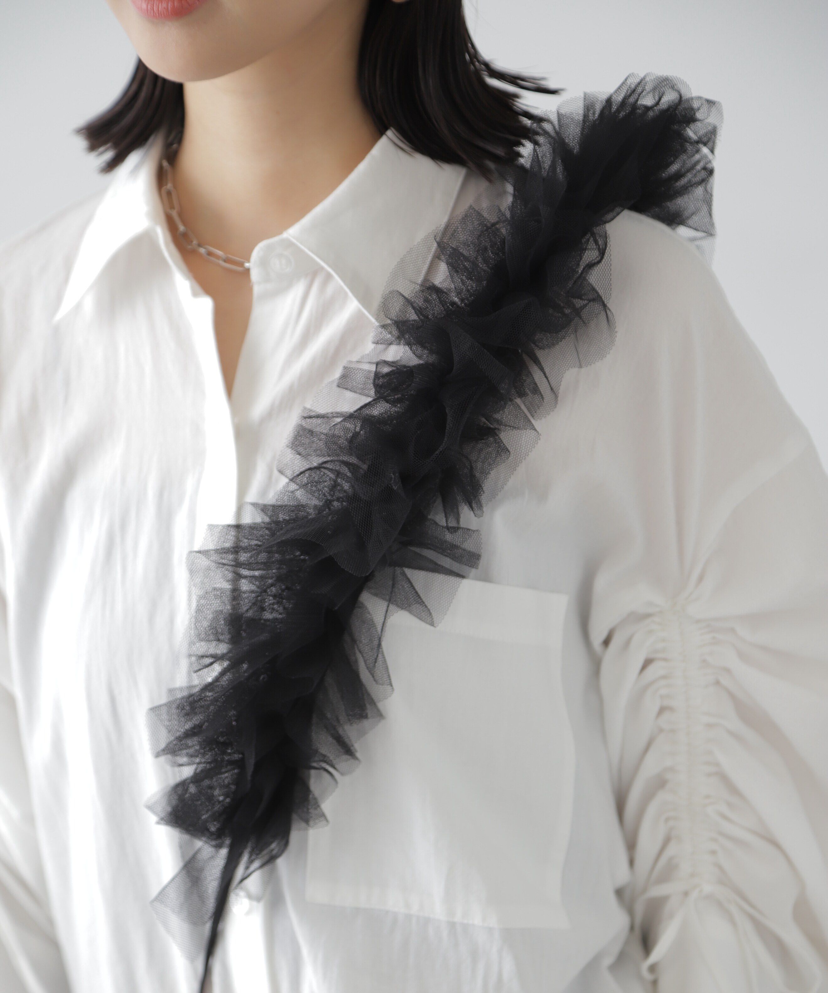  「ショルダーチュールストラップ」|ハンカチ|