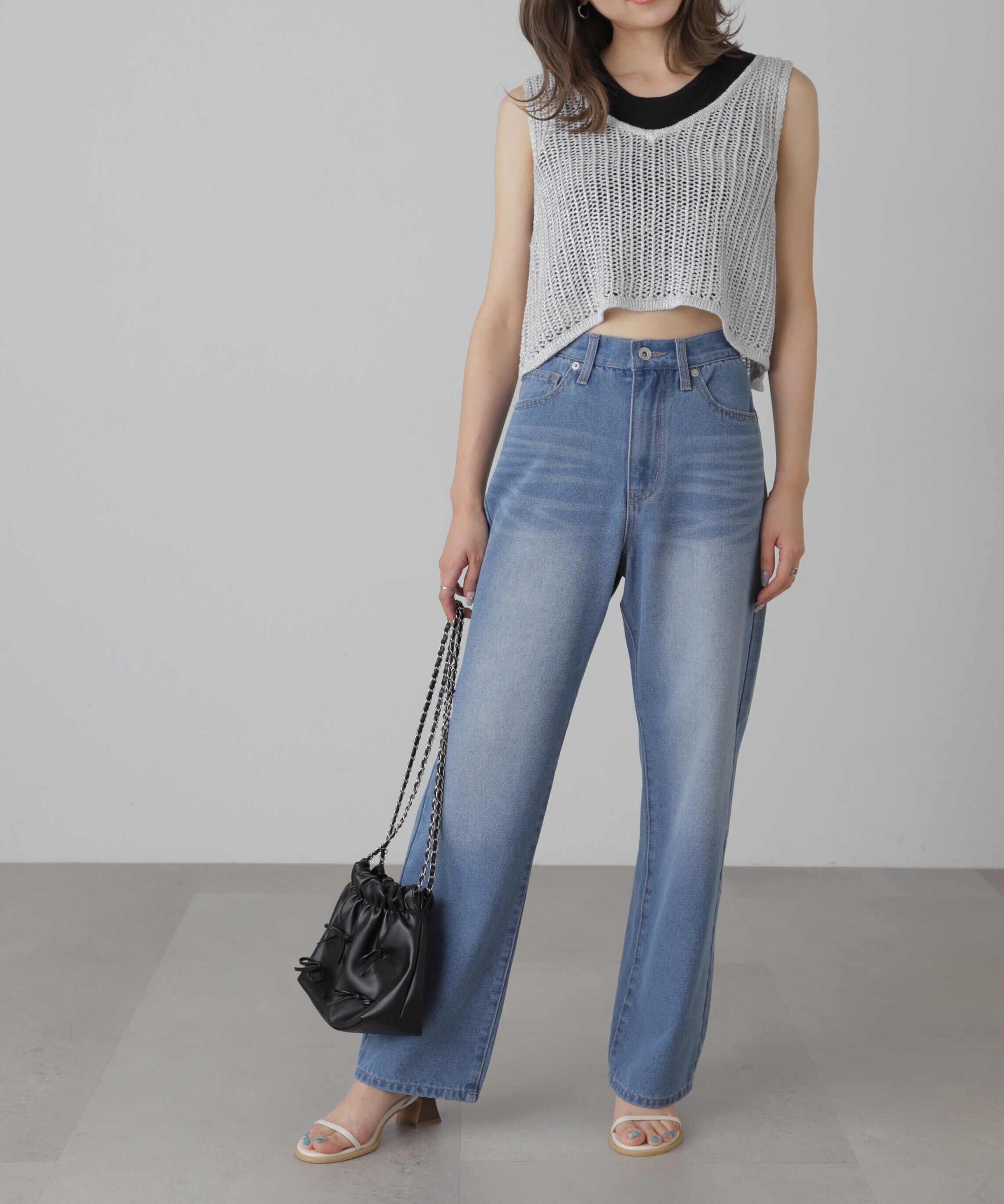  「[XS-Lサイズ展開]ストレートデニムパンツ」|その他|