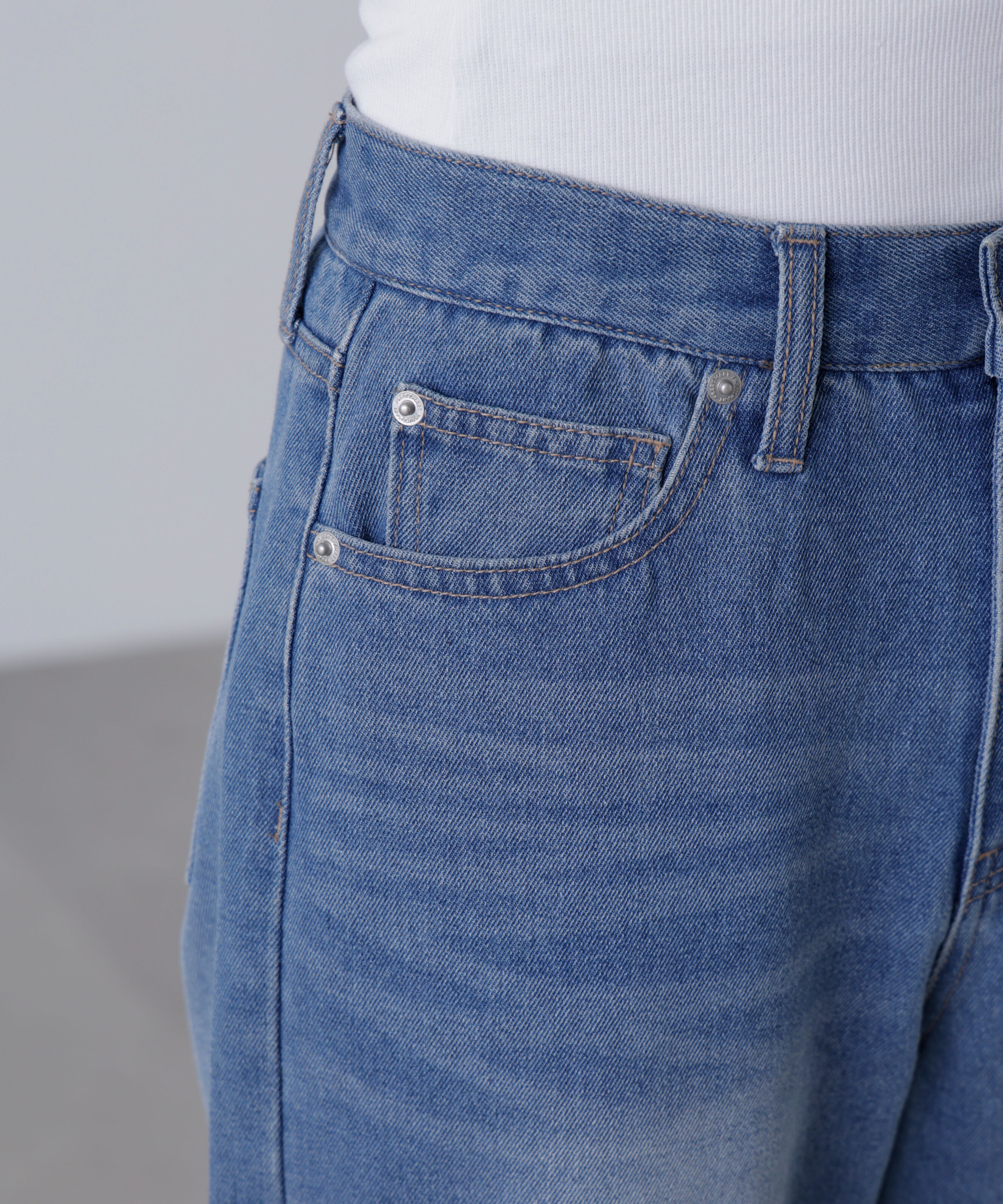  「[XS-Lサイズ展開]ストレートデニムパンツ」|その他|