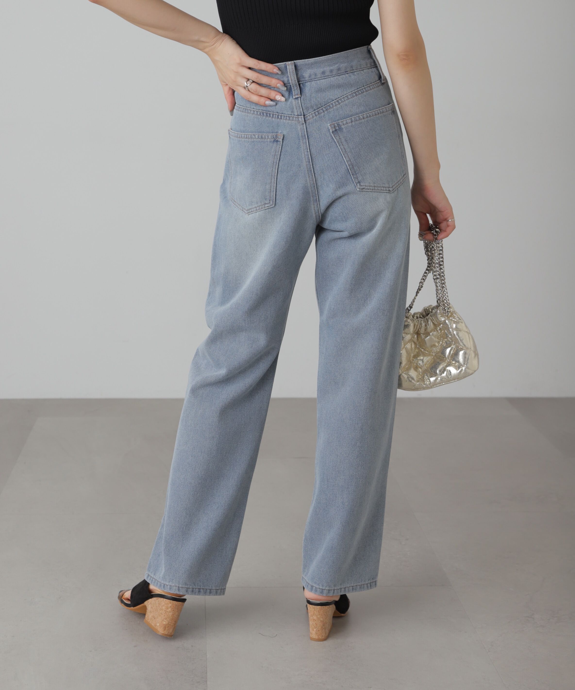  「[XS-Lサイズ展開]ストレートデニムパンツ」|その他|