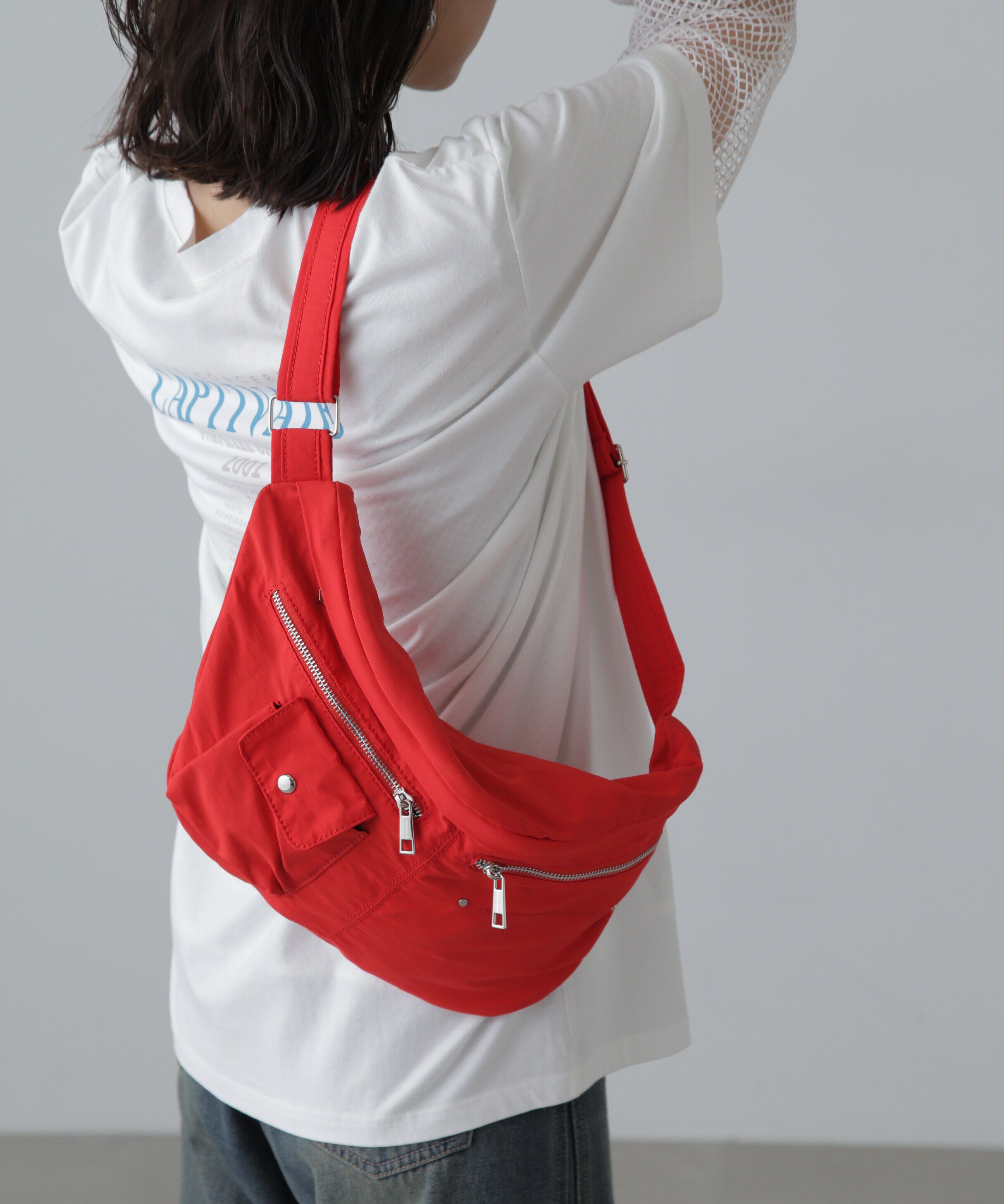  「クロスボディバッグ」|その他|レッド