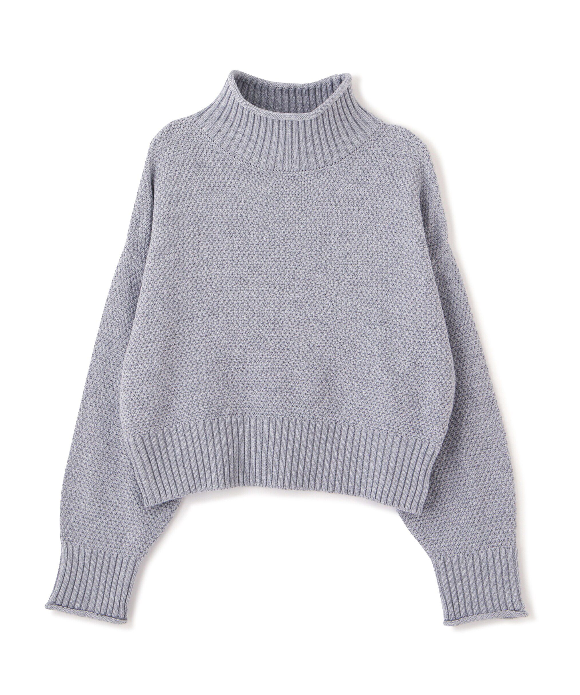  「鹿の子編みハイネックニット」|ニット・セーター|