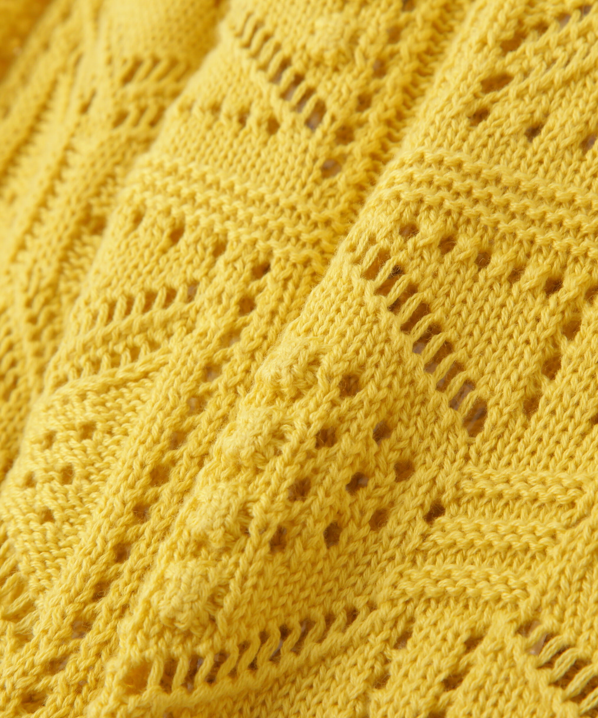  「透かし編みクロップドニットカーディガン」|ニット・セーター|