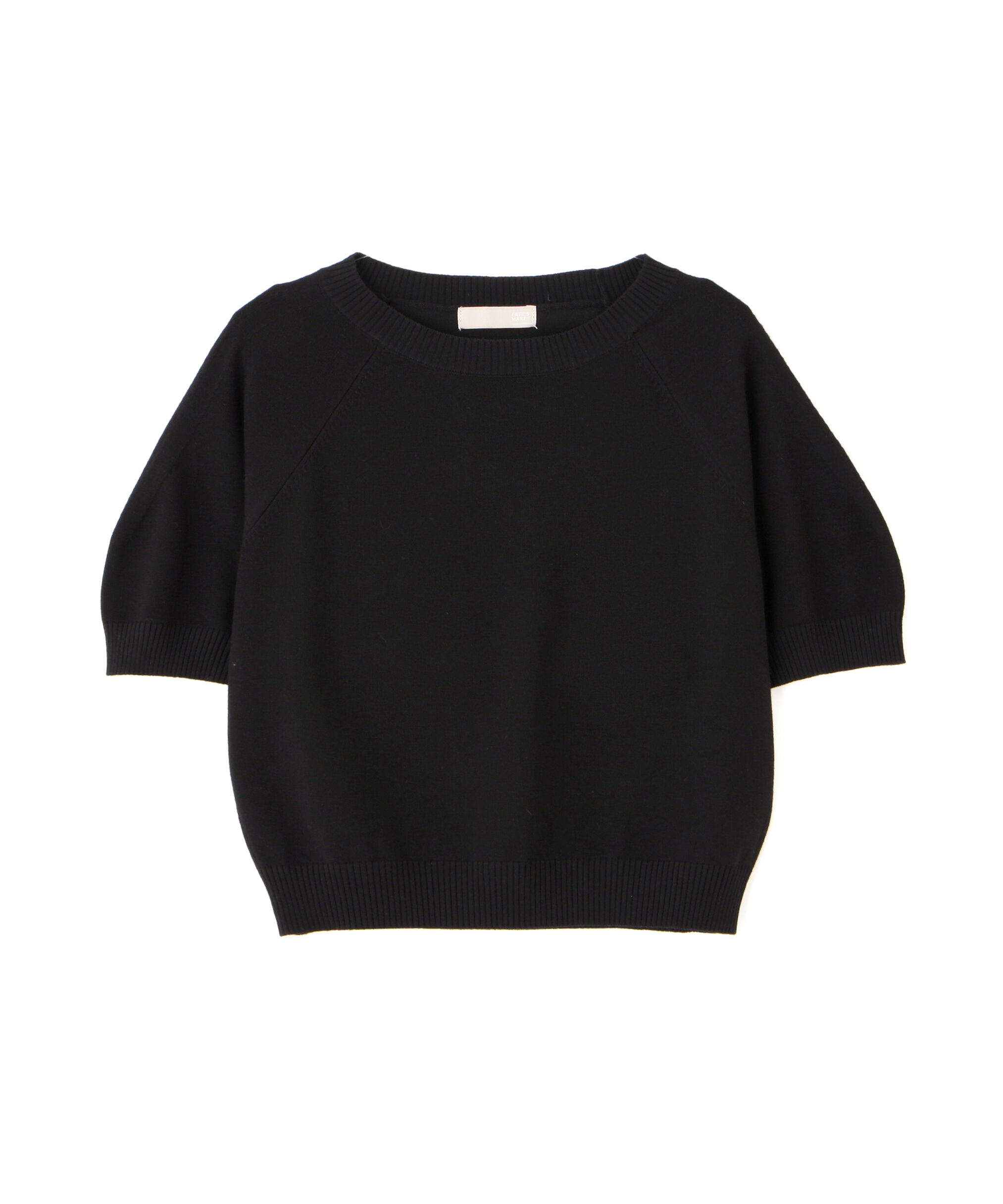  「〈洗える〉マシンウォッシャブルパフスリーブ半袖ニット」|ニット・セーター|