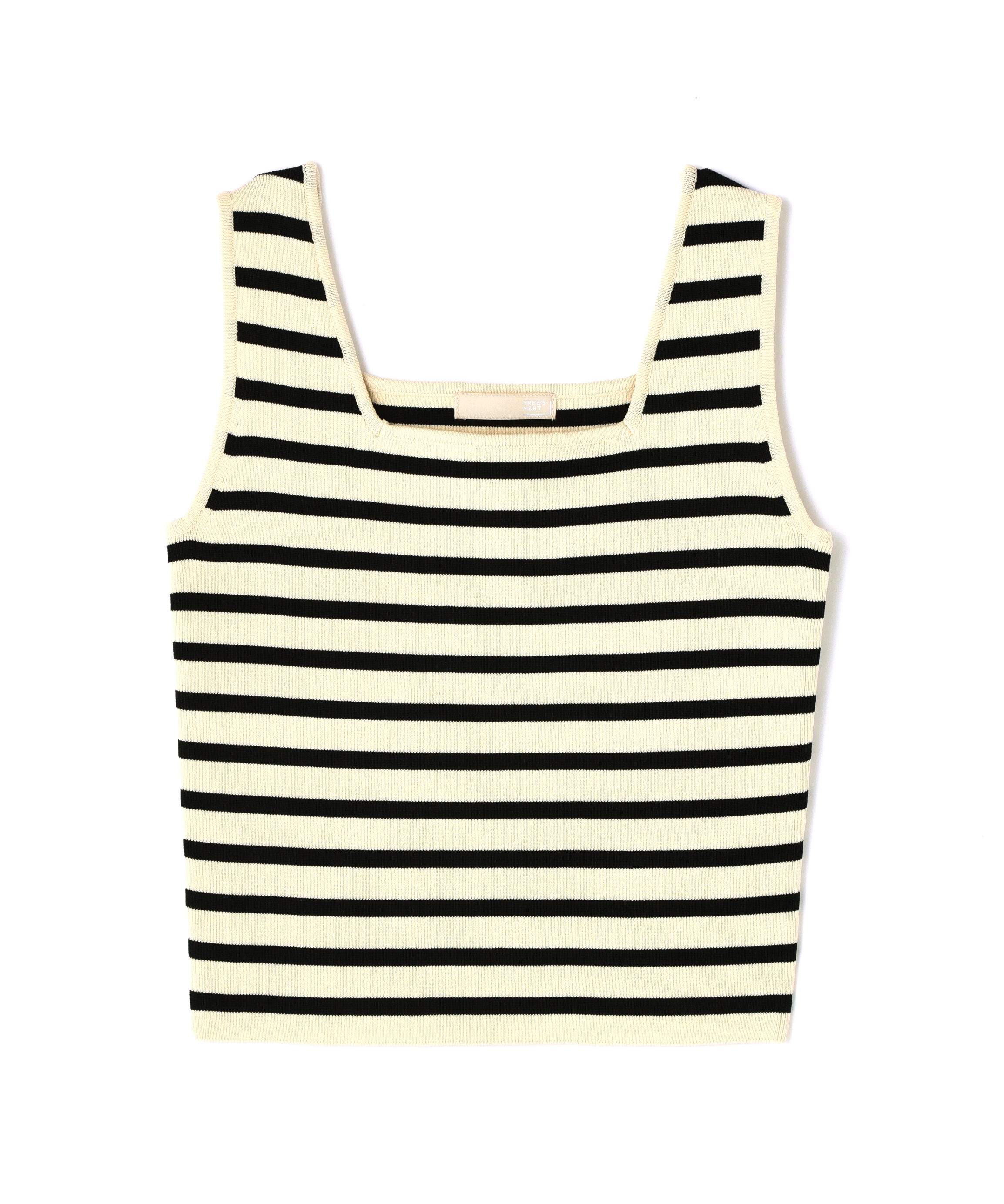  「〈洗える〉マシンウォッシャブル総針スクエアネックタンクニット」|ニット・セーター|