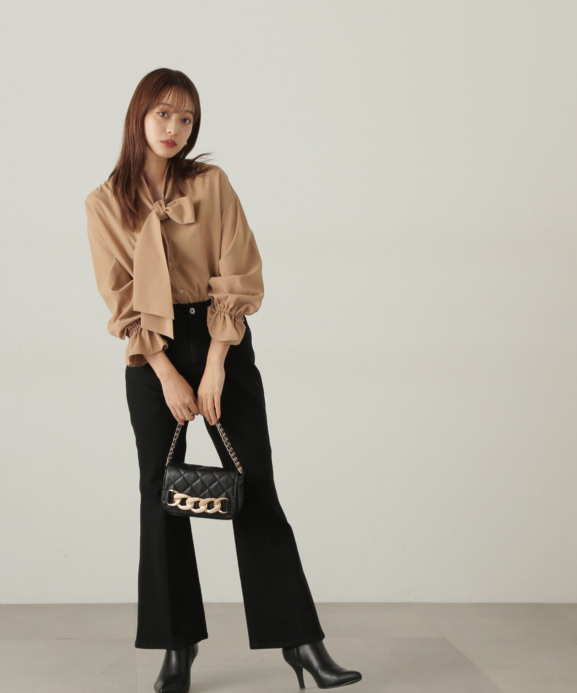 PROPORTION BODY DRESSING「ベルボトムデニムパンツ24AW」|その他|