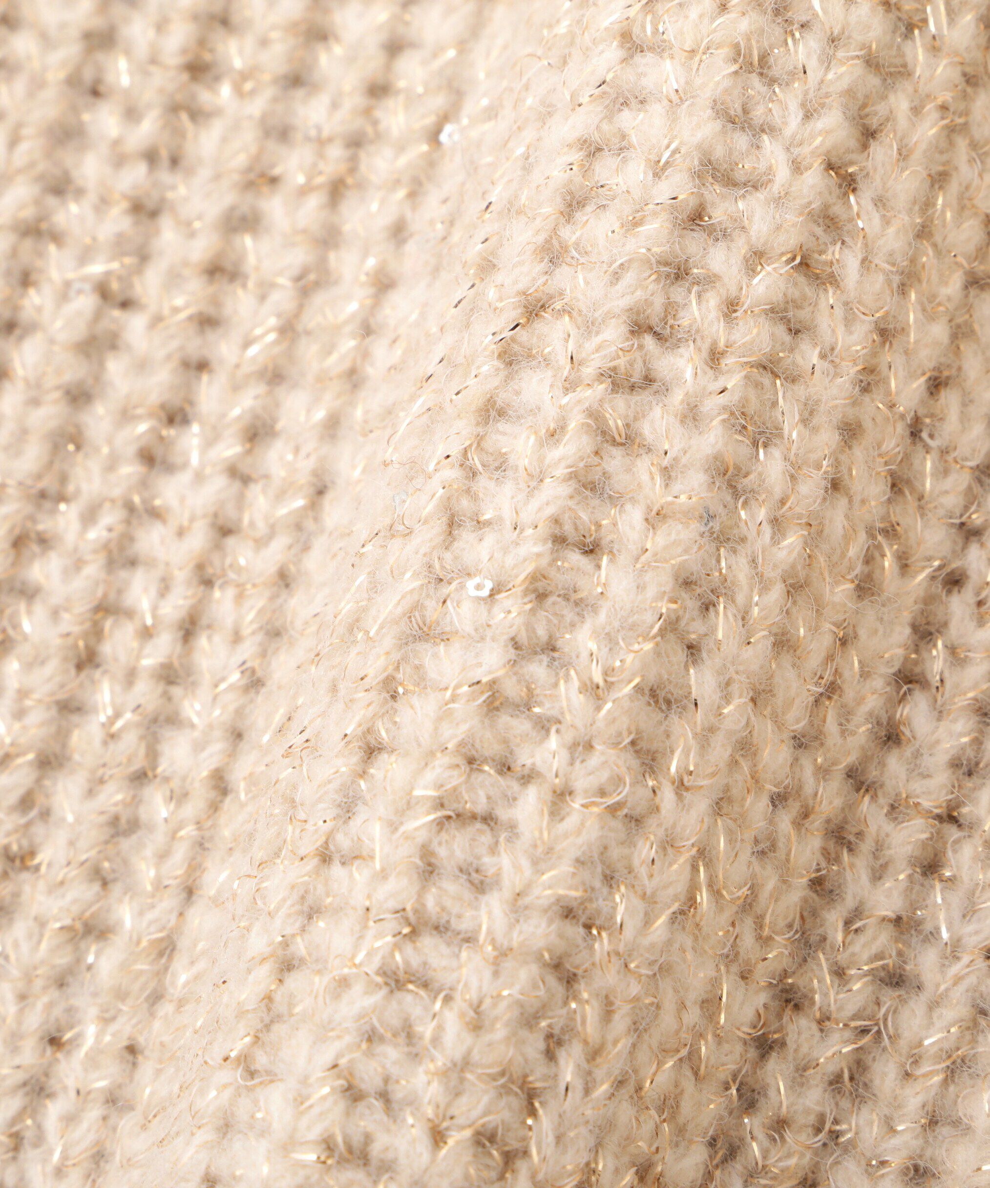 PROPORTION BODY DRESSING「スパンコール畦ニット WEB限定カラー：ブルー　24AW」|ニット・セーター|