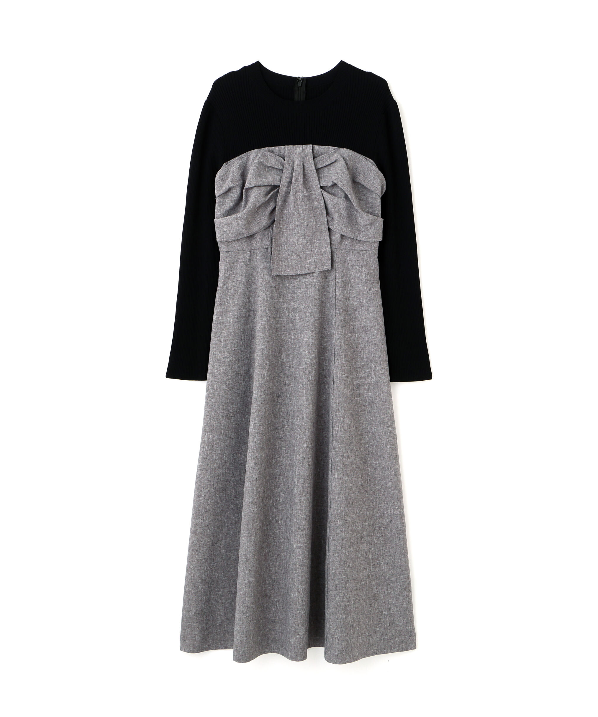 PROPORTION BODY DRESSING「フロントリボンドッキングワンピース 25AW」|ワンピース|