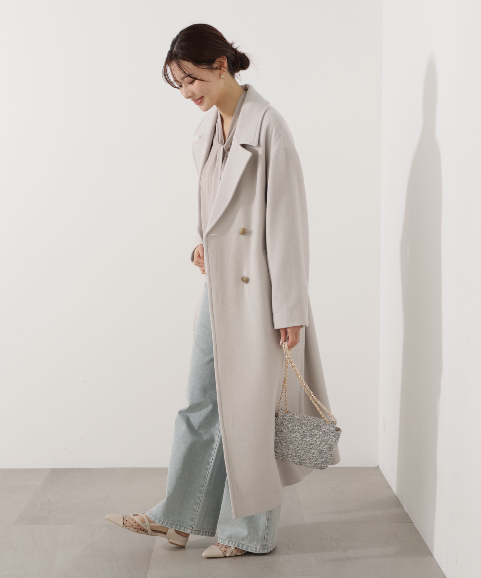 PROPORTION BODY DRESSING「ダブル釦チェスターコート 25AW」|その他|