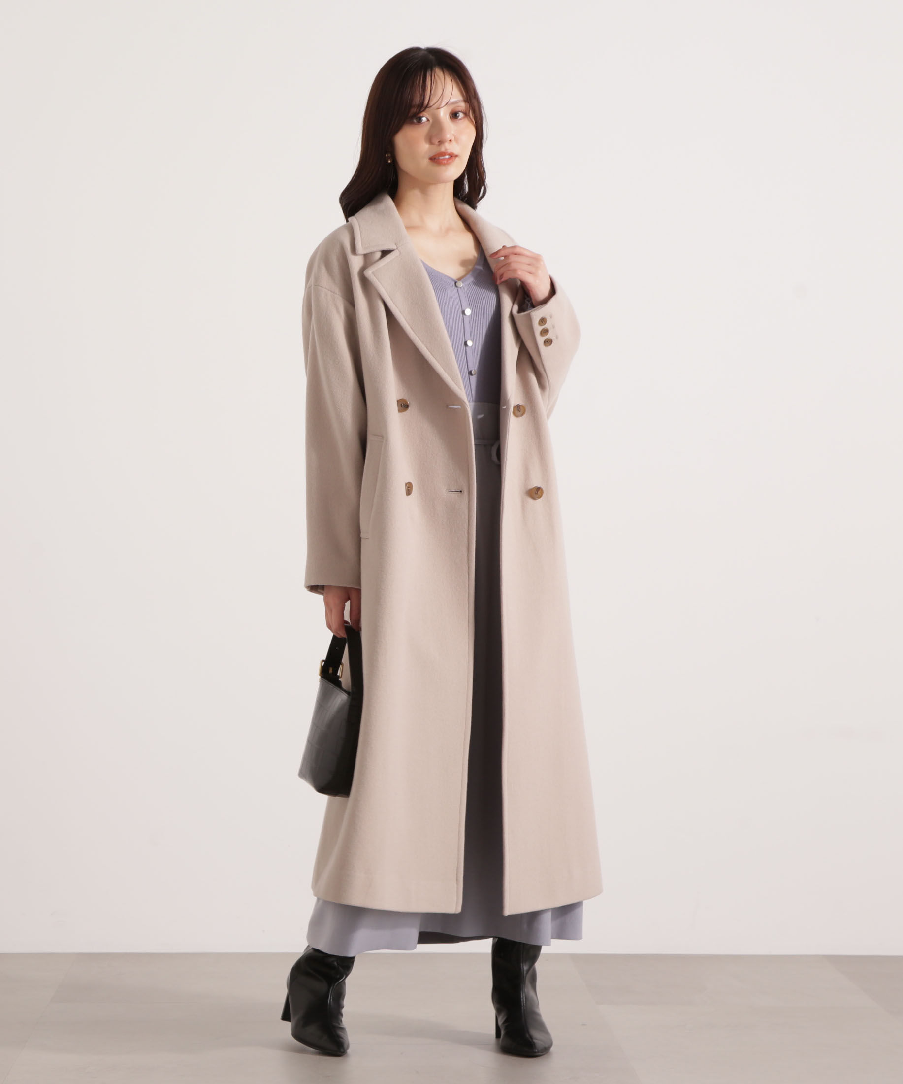 PROPORTION BODY DRESSING「ダブル釦チェスターコート 25AW」|その他|