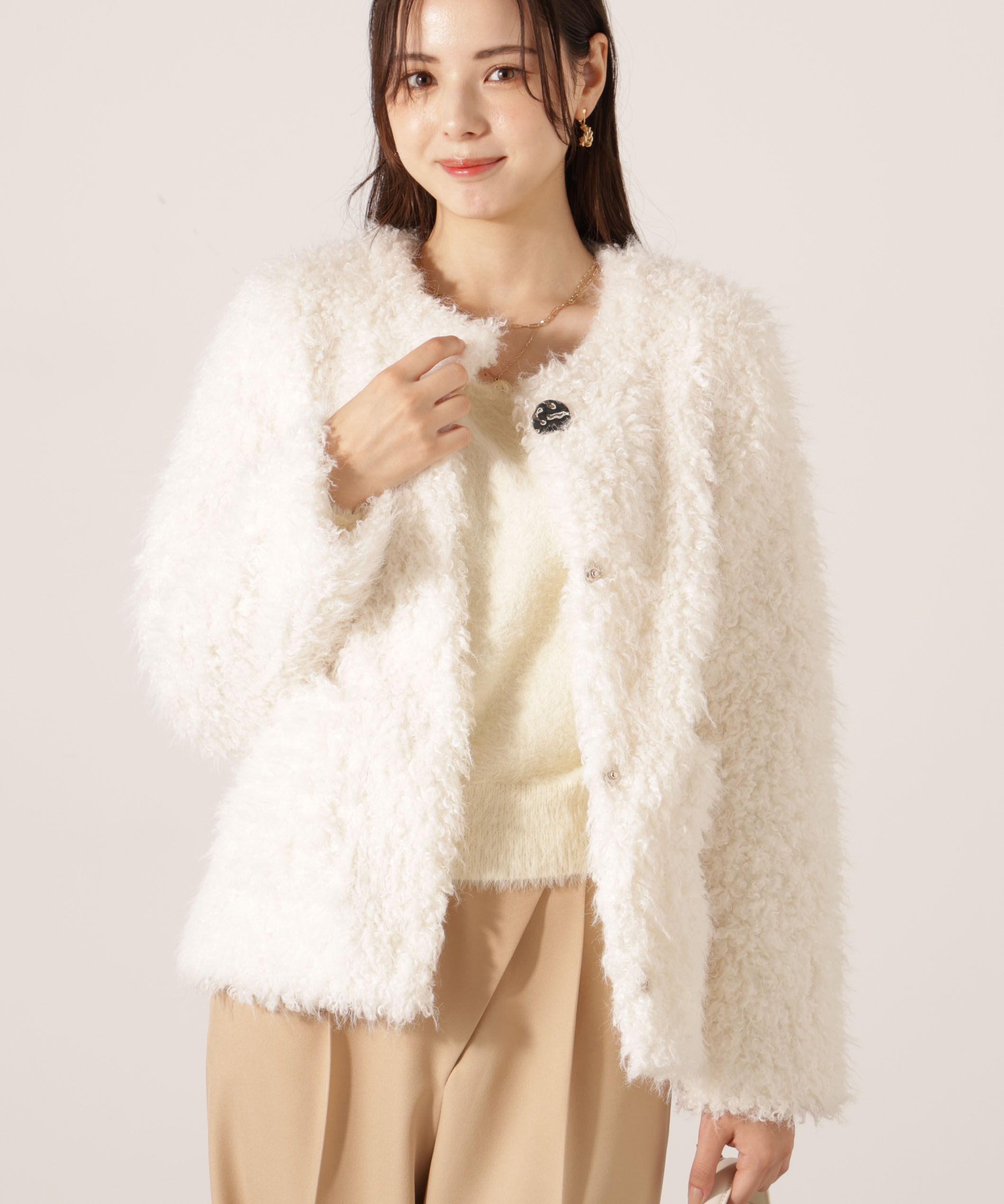 PROPORTION BODY DRESSING「ラムファー風ブルゾン 25AW」|ブルゾン・スタジャン|