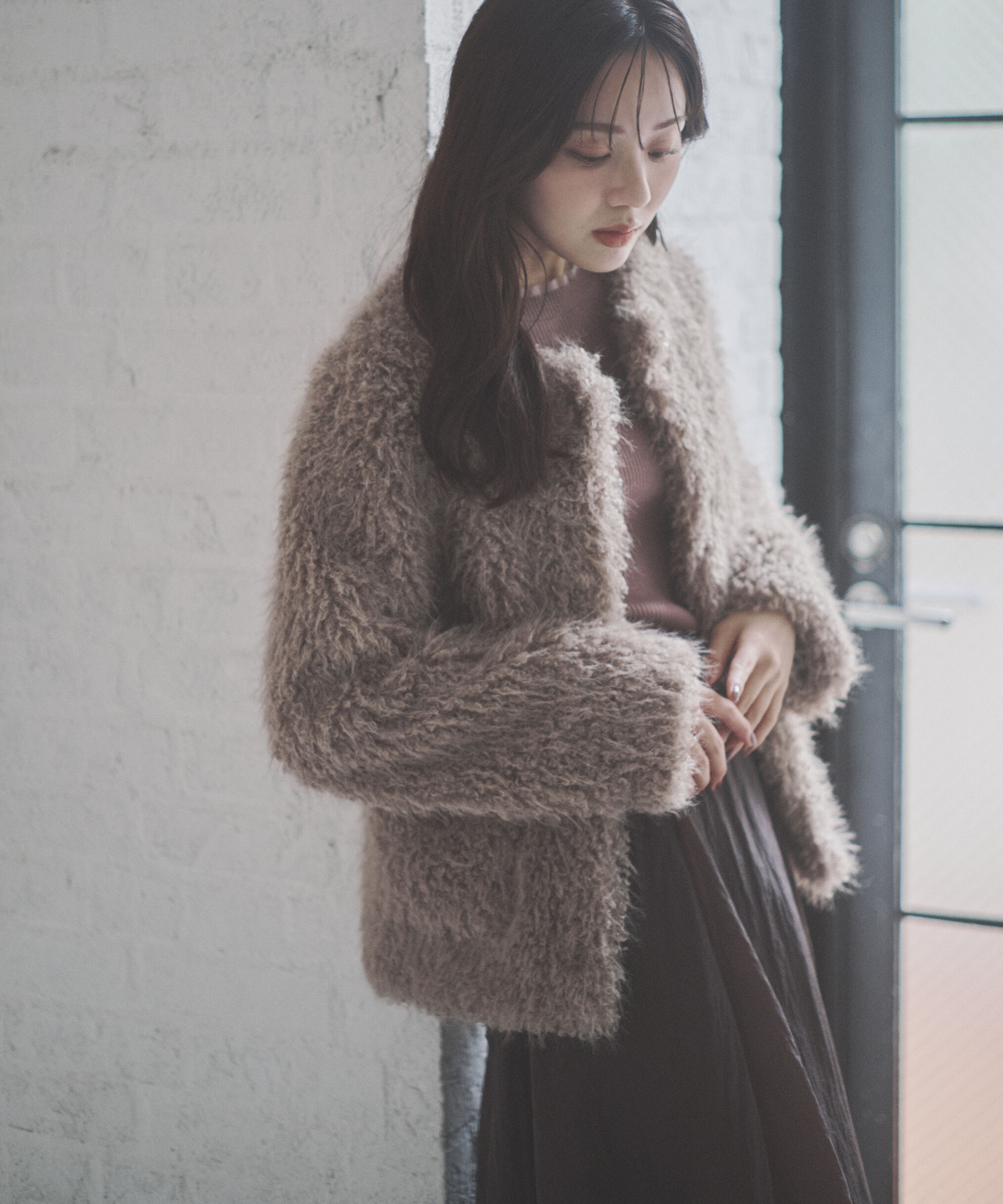 PROPORTION BODY DRESSING「ラムファー風ブルゾン 25AW」|ブルゾン・スタジャン|