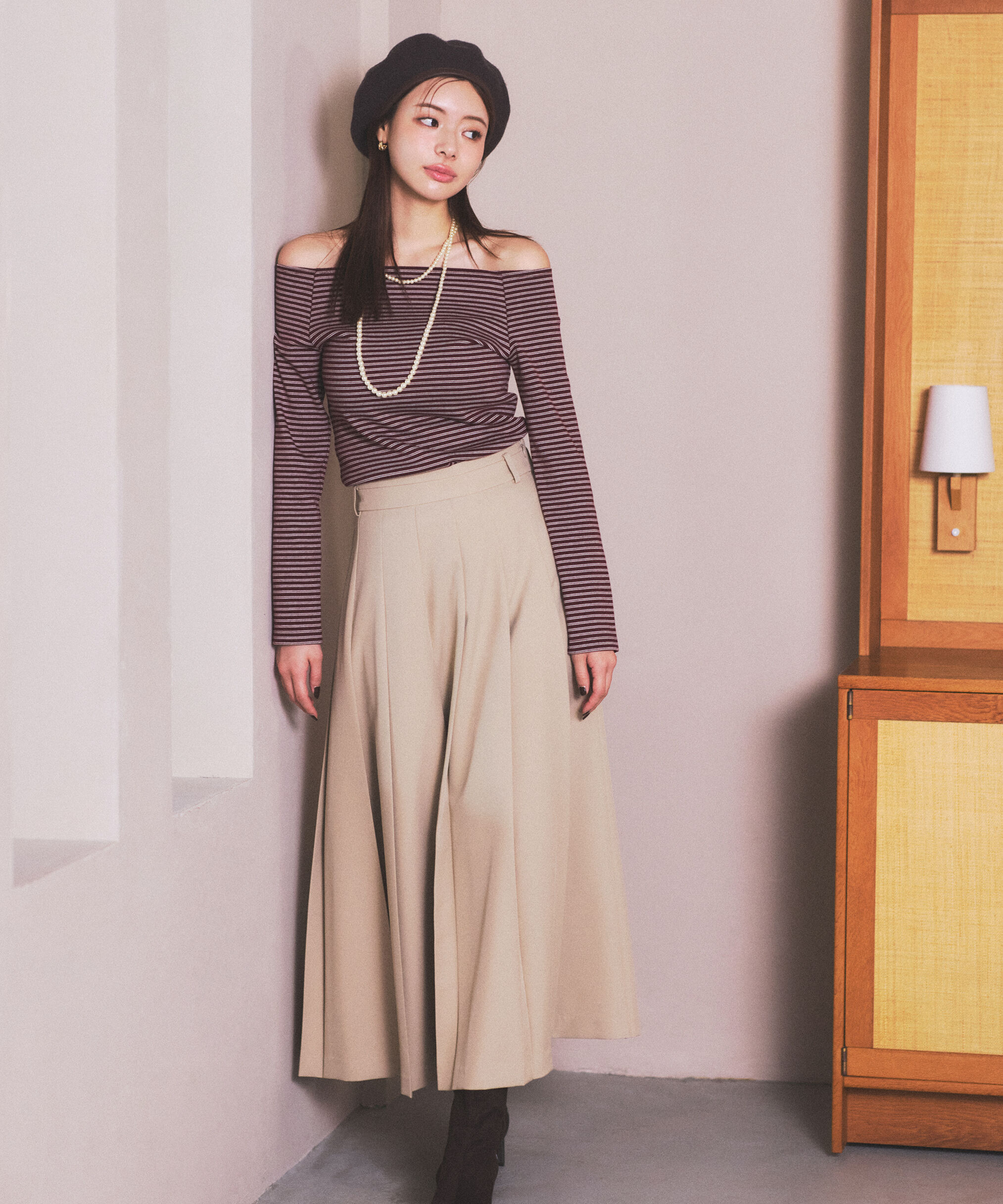 PROPORTION BODY DRESSING「プリーテッドスカート 25AW」|スカート|