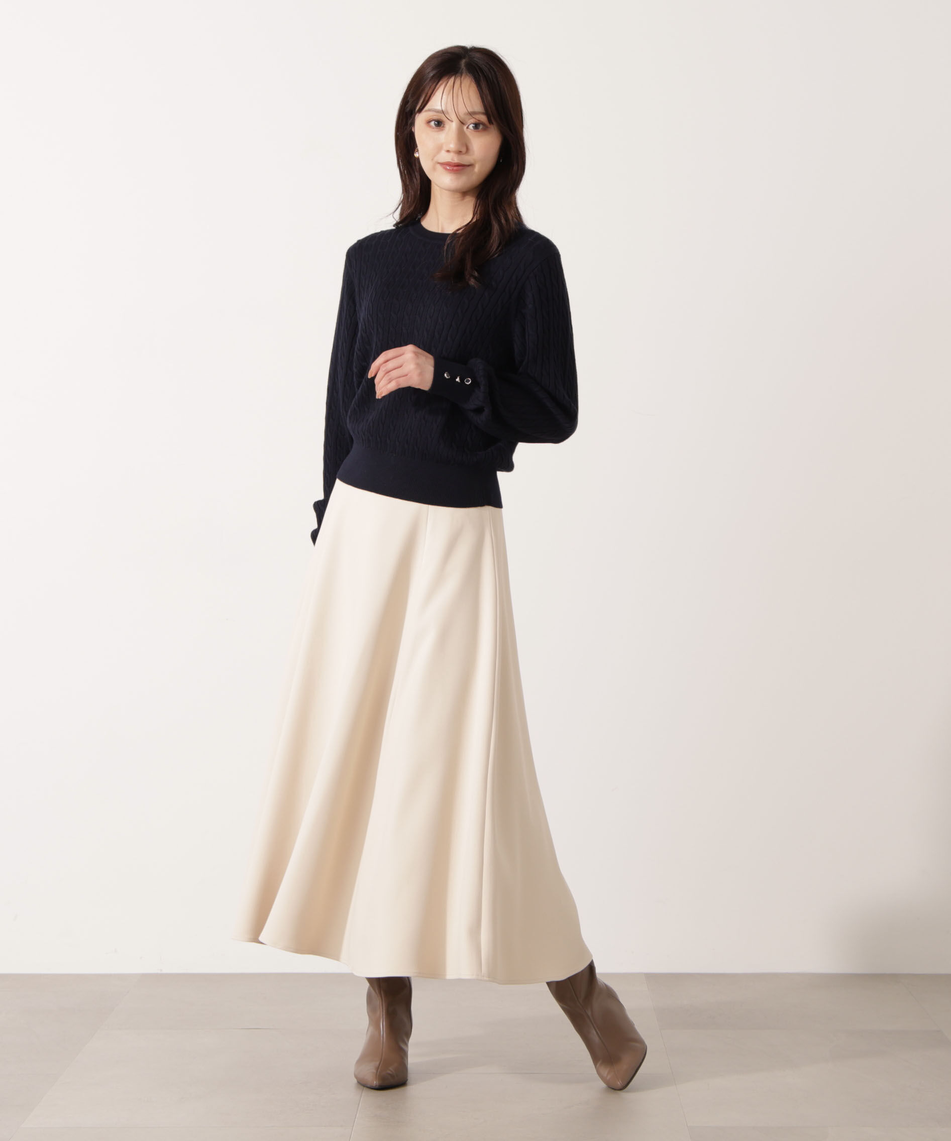PROPORTION BODY DRESSING「＜ウォッシャブル＞ウィンターフレアースカート 25AW」|スカート|