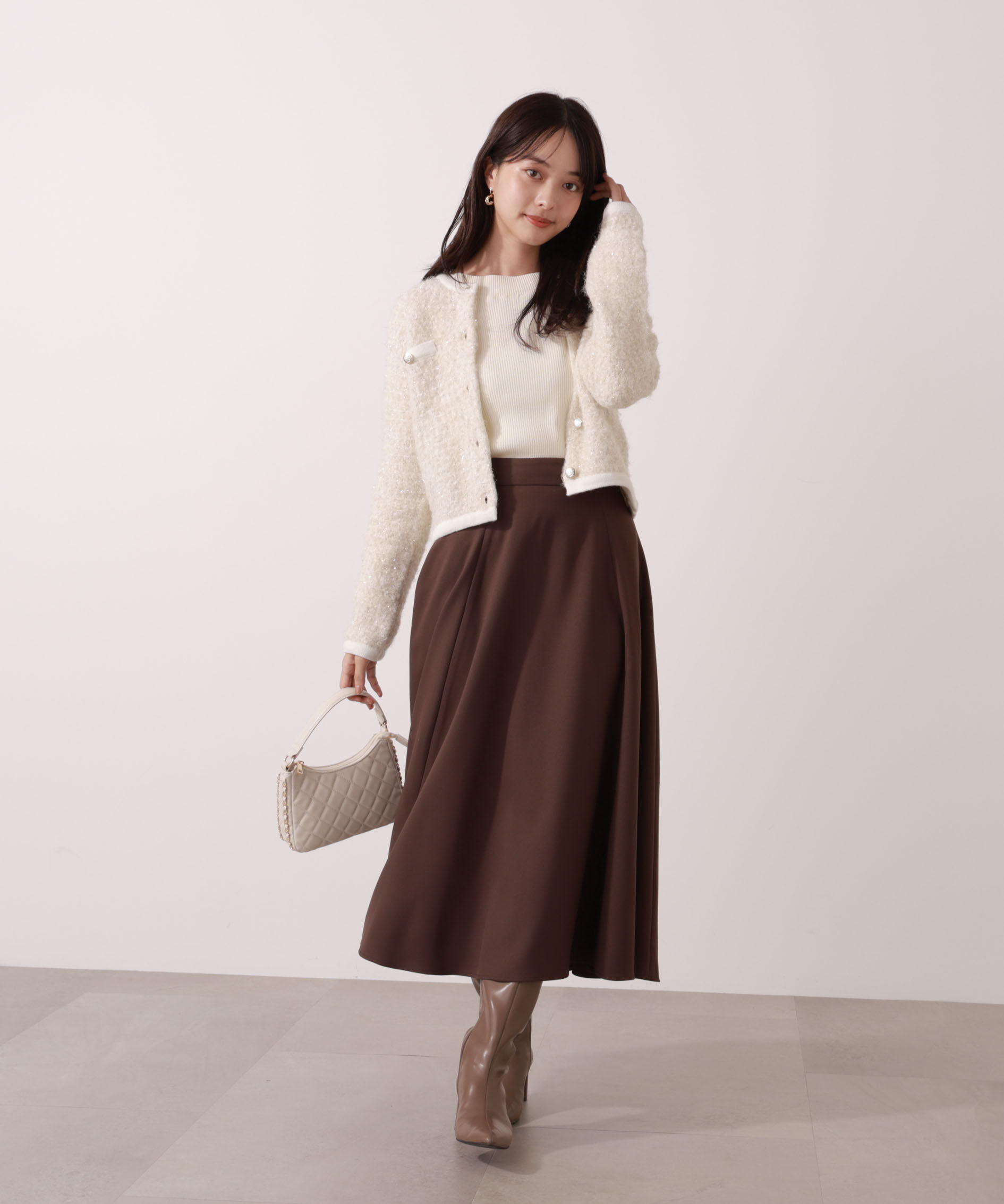 PROPORTION BODY DRESSING「＜ウォッシャブル＞ウィンターフレアースカート 25AW」|スカート|