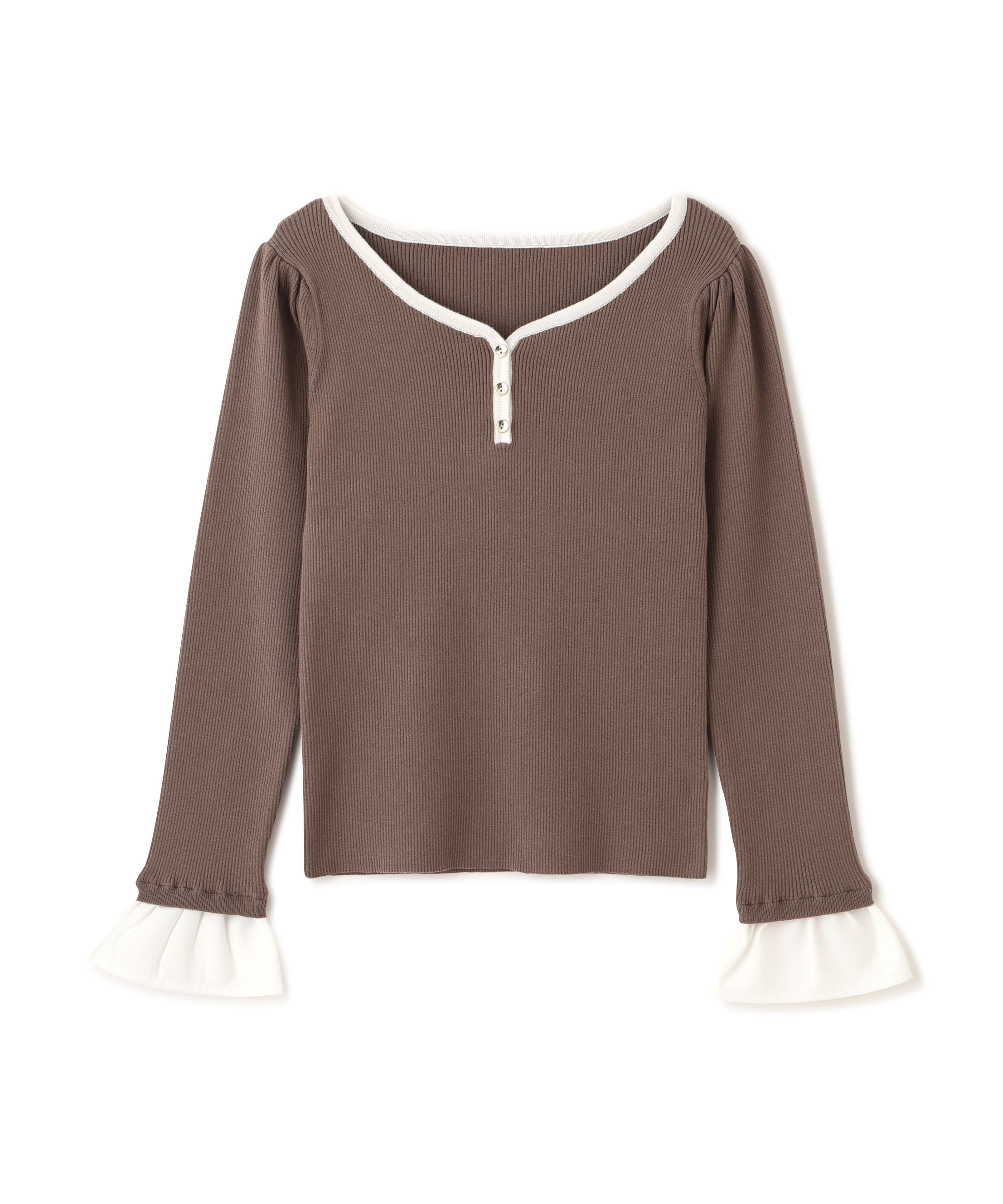 PROPORTION BODY DRESSING「異素材スリーブニット 25AW」|ニット・セーター|