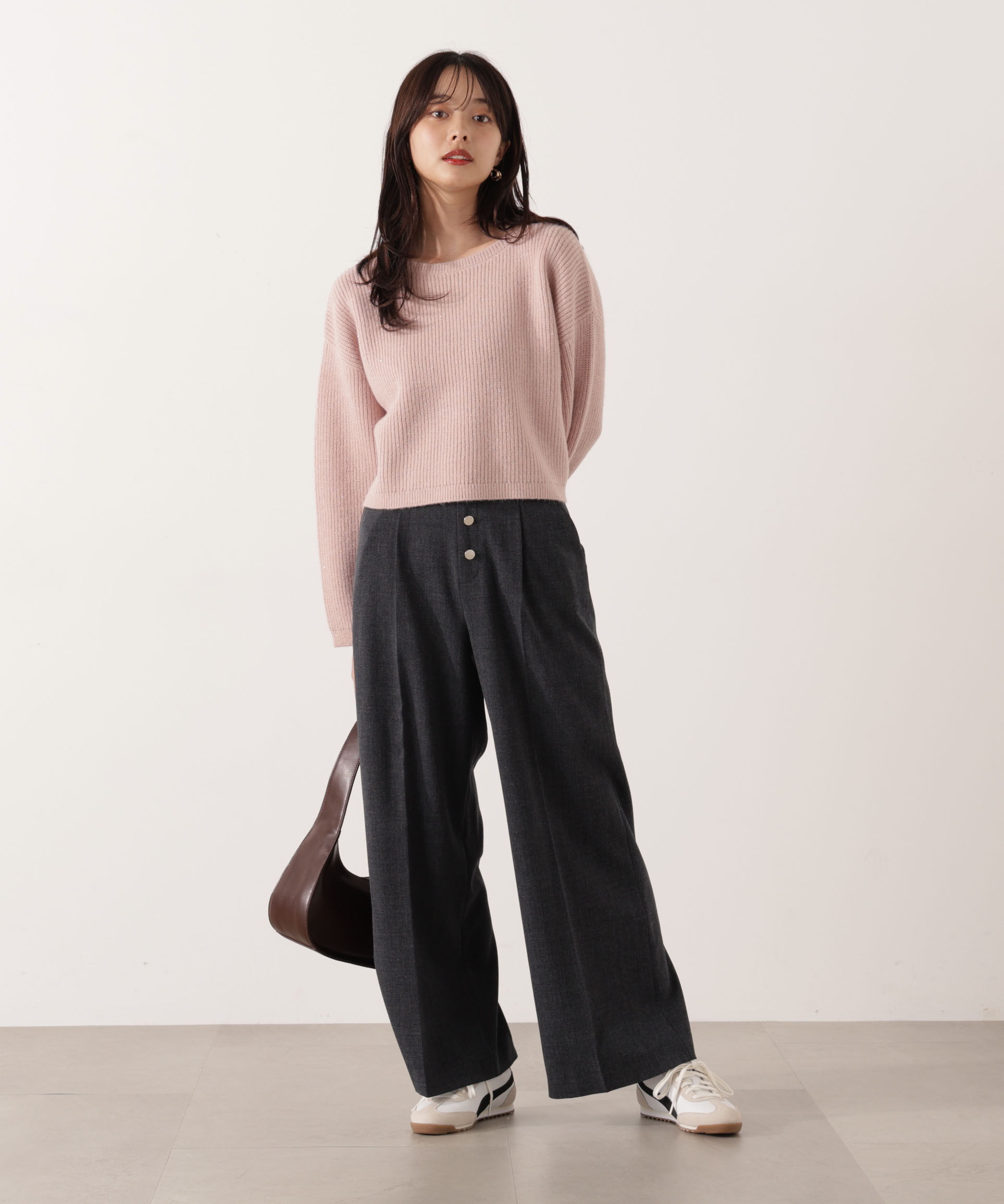 PROPORTION BODY DRESSING「フロント釦2wayワイドパンツ 25AW」|その他|