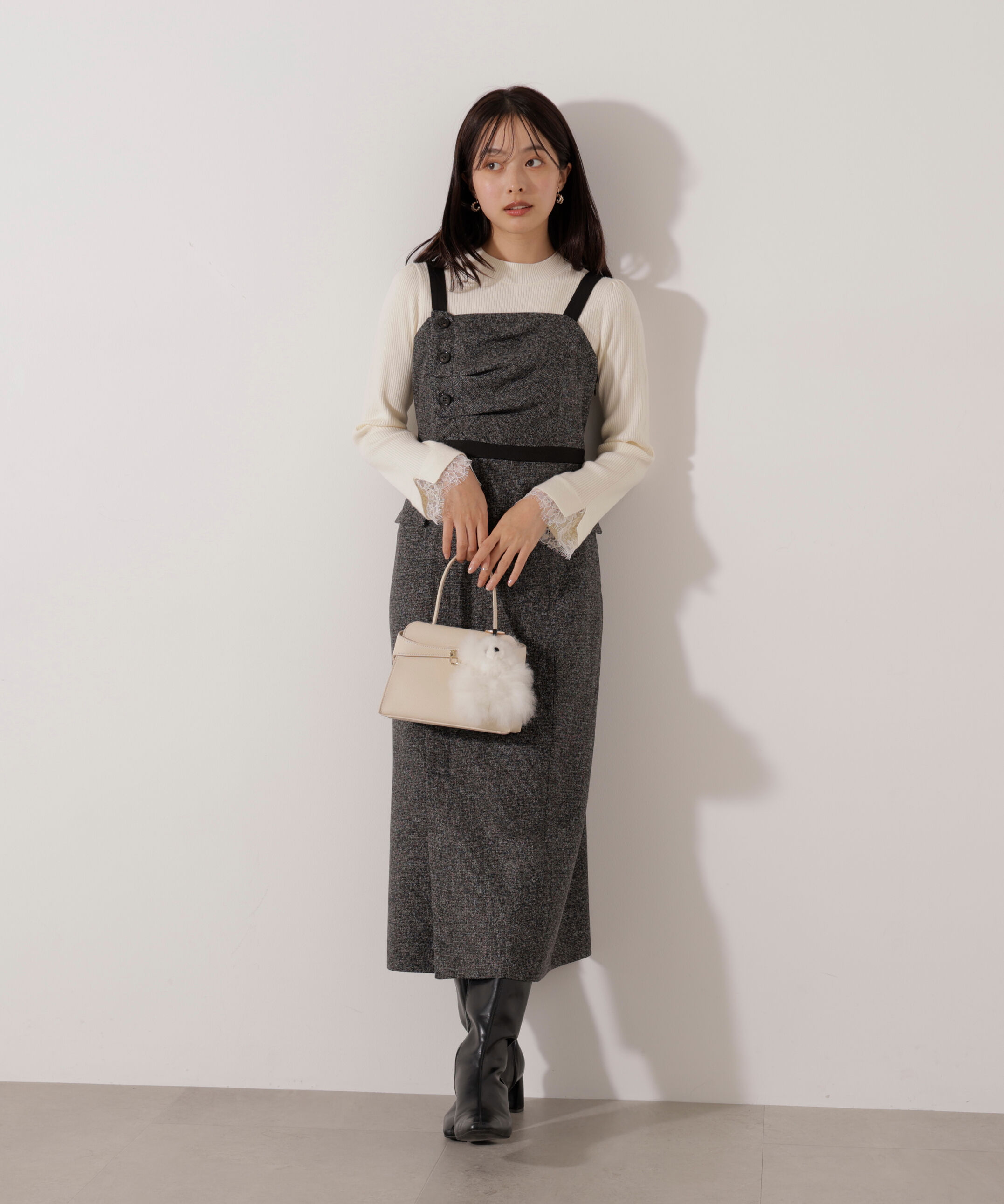 PROPORTION BODY DRESSING「アシメタックジャンスカ」|ワンピース|