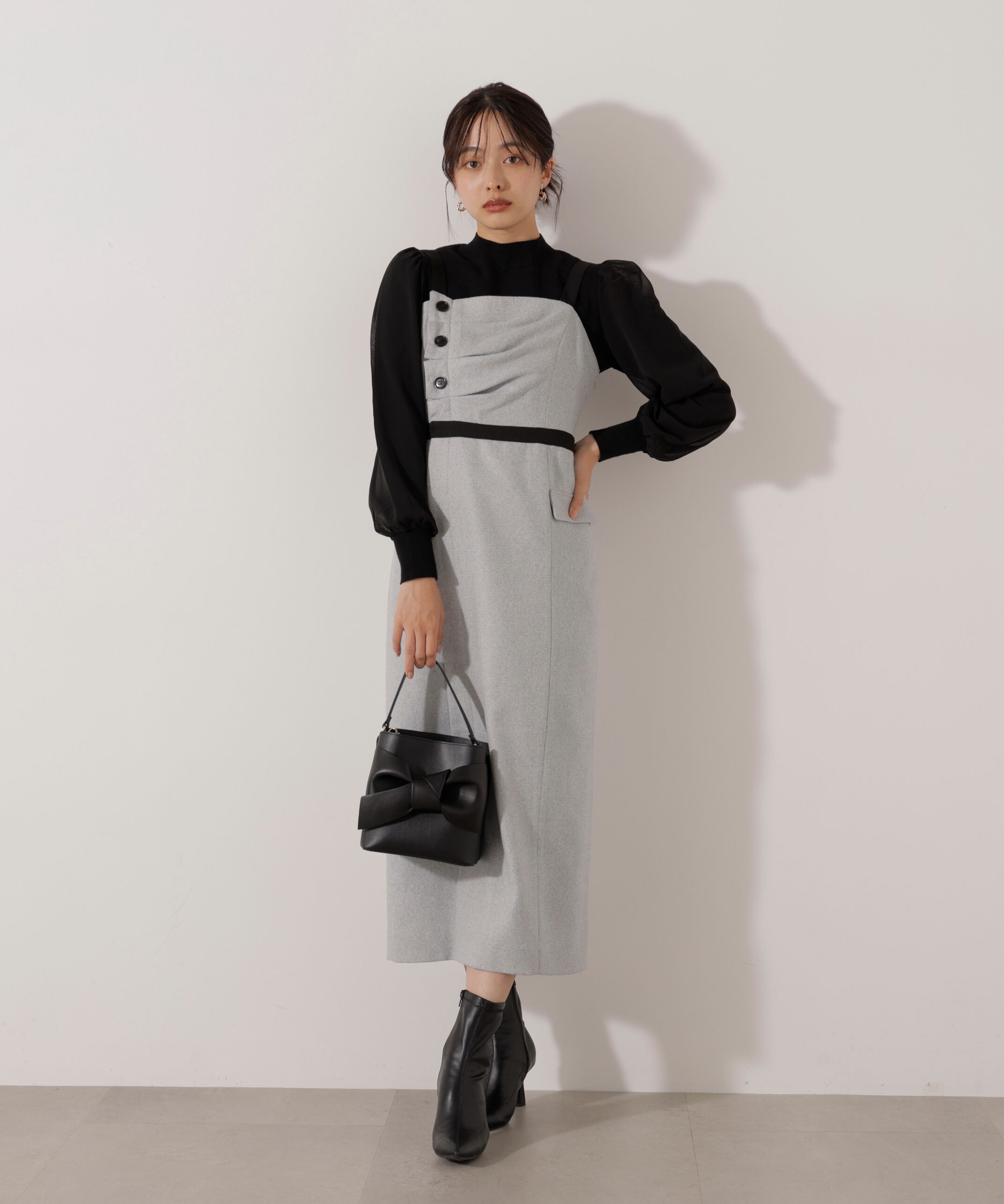 PROPORTION BODY DRESSING「アシメタックジャンスカ」|ワンピース|