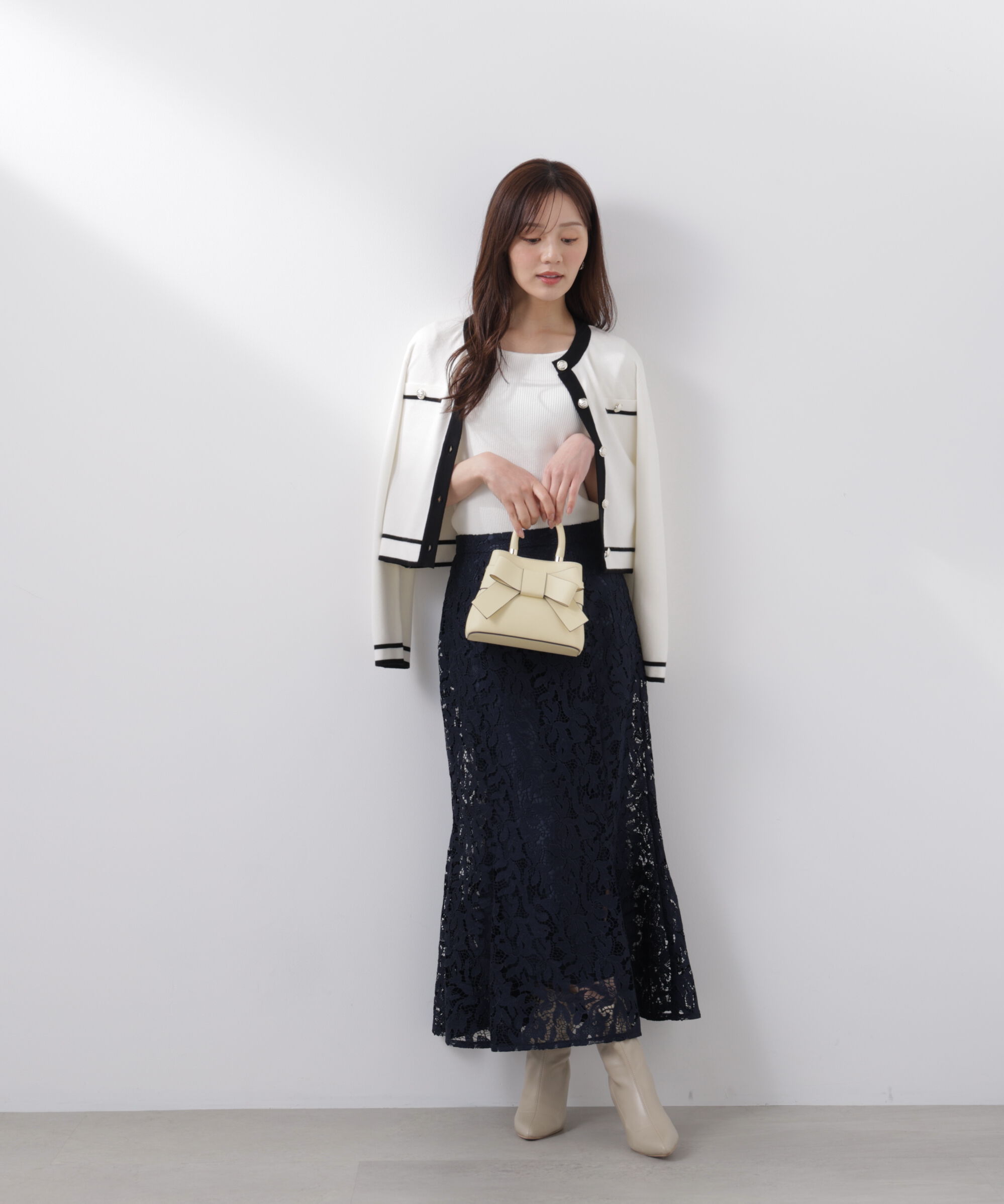 PROPORTION BODY DRESSING「レースマーメイドスカート　26SS」|スカート|