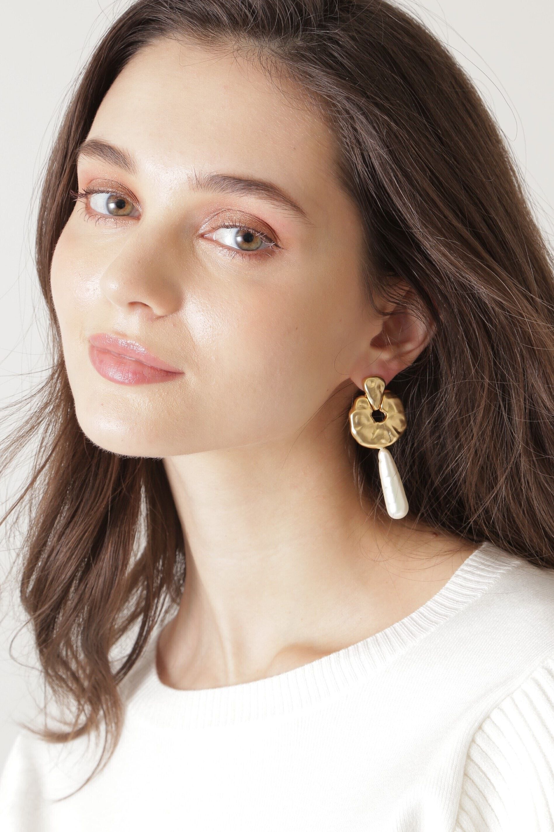  「バロックパールドロップピアス」|その他|