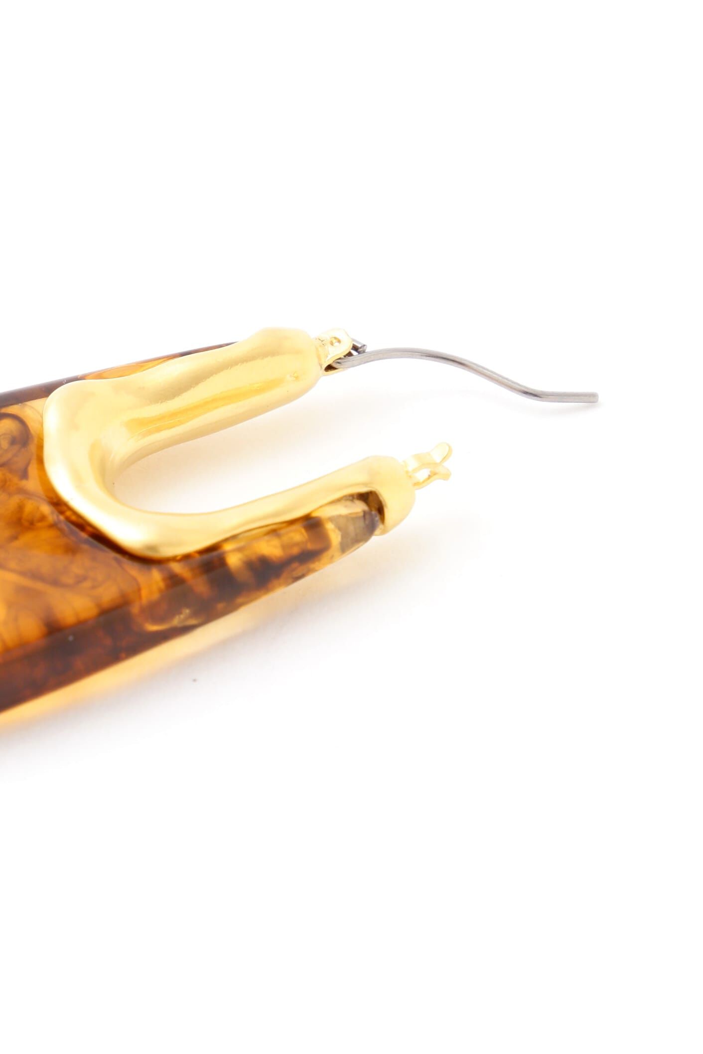  「ラウンドスクエアコンビピアス」|その他|